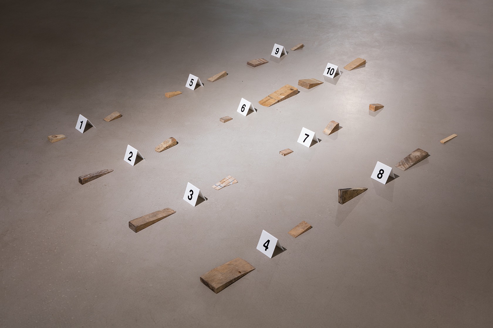 Gabriel Kuri Untitled Chart (Floor 1), 2016