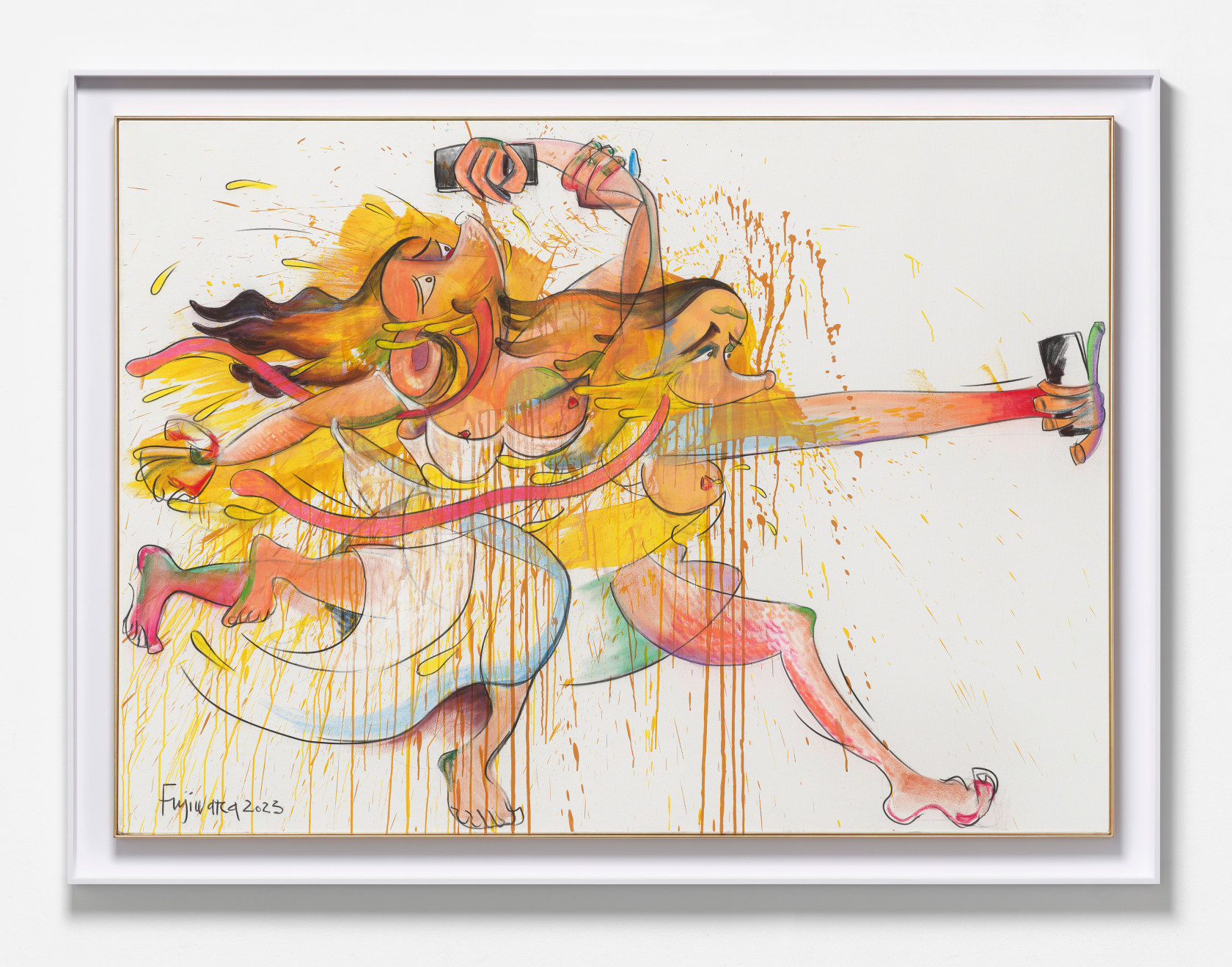 Simon Fujiwara, Who are the Two Liberated Femmes Running the Beach?, 2023