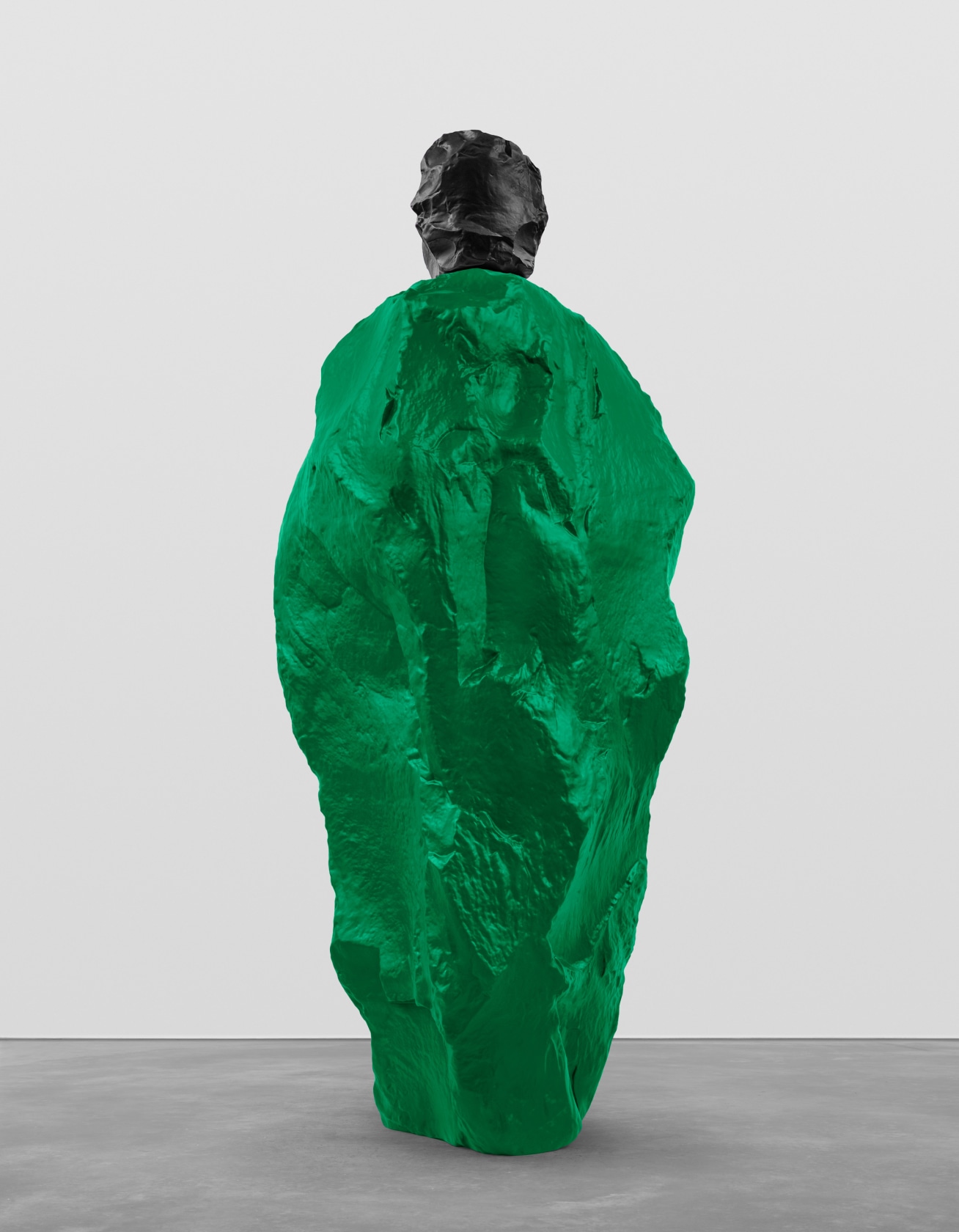 Ugo Rondinone, black green monk, 2020