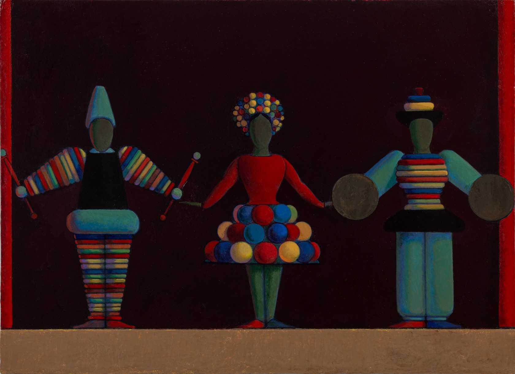 Liu Ye, Bauhaus No. 8 (Triadisches Ballett), 2021