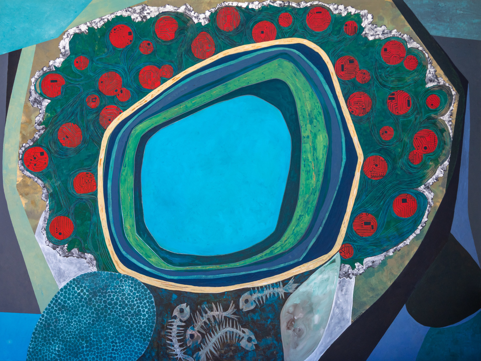 Merikokeb Berhanu, Untitled XCIX, 2025