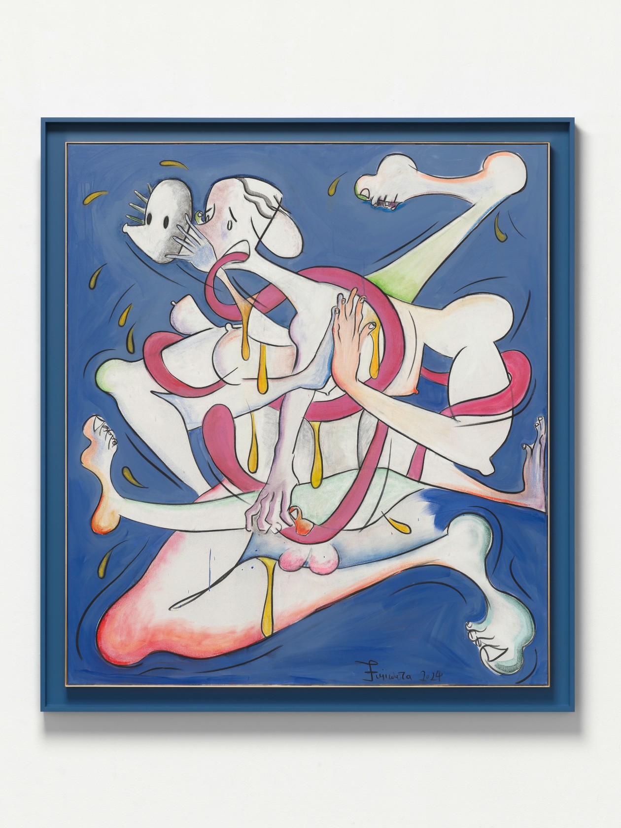 Simon Fujiwara, Who's Picasso-esque Yogic Gender Binary Contortion Catastrophe?, 2024