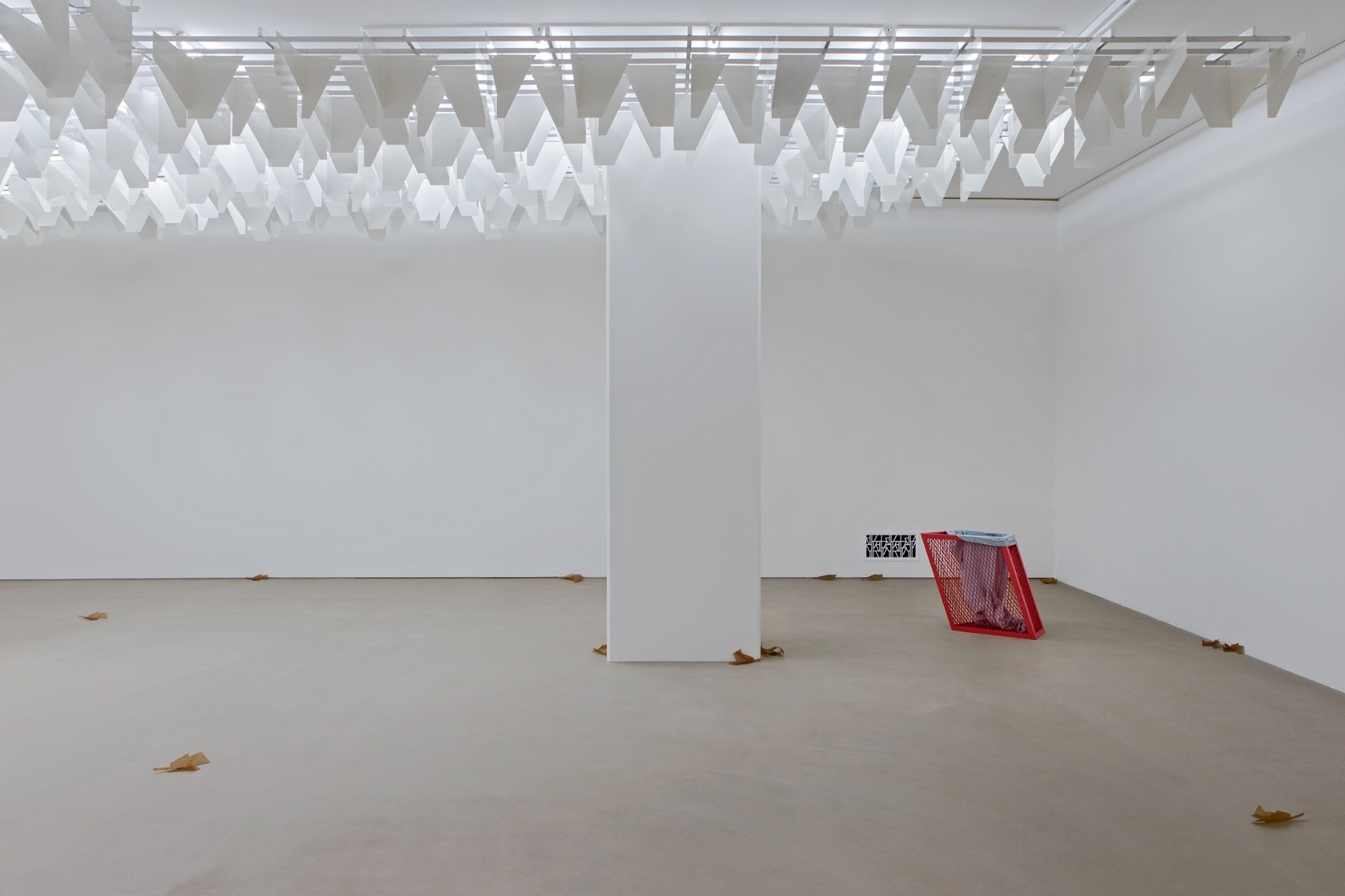 Exhibition view Martin Boyce, 2015 Kunstmuseum Basel | Gegenwart Photo © Gina Folly