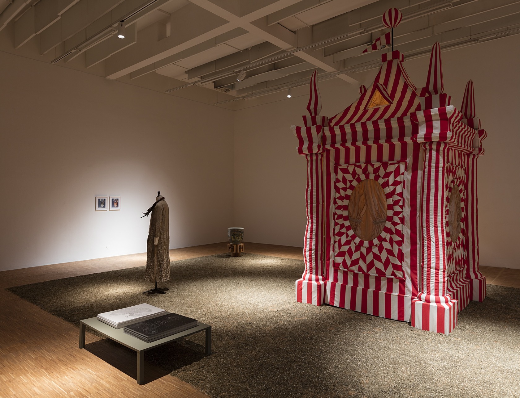 Exhibition view, AA Bronson's The Garden of Earthy Delights, Kunstverein Salzburg, 2015 © Andrea Rossetti