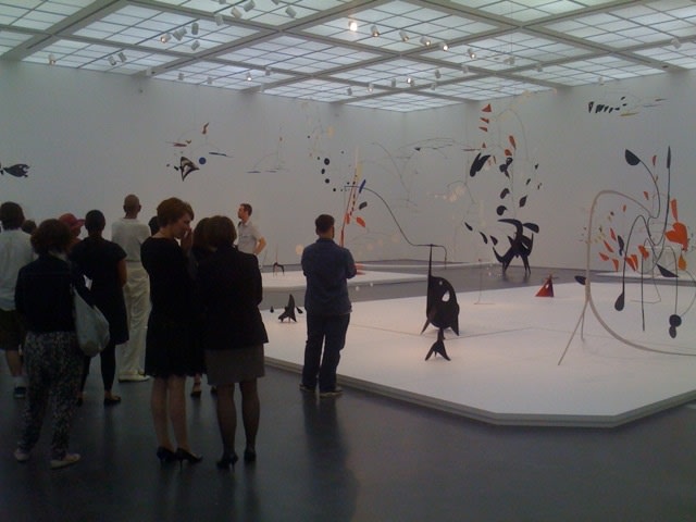 Exhibition view, Alexander Calder and Contemporary Art: Form, Balance, Joy, Museum of Contemporary Art, Chicago, 2010 © MCA Chicago