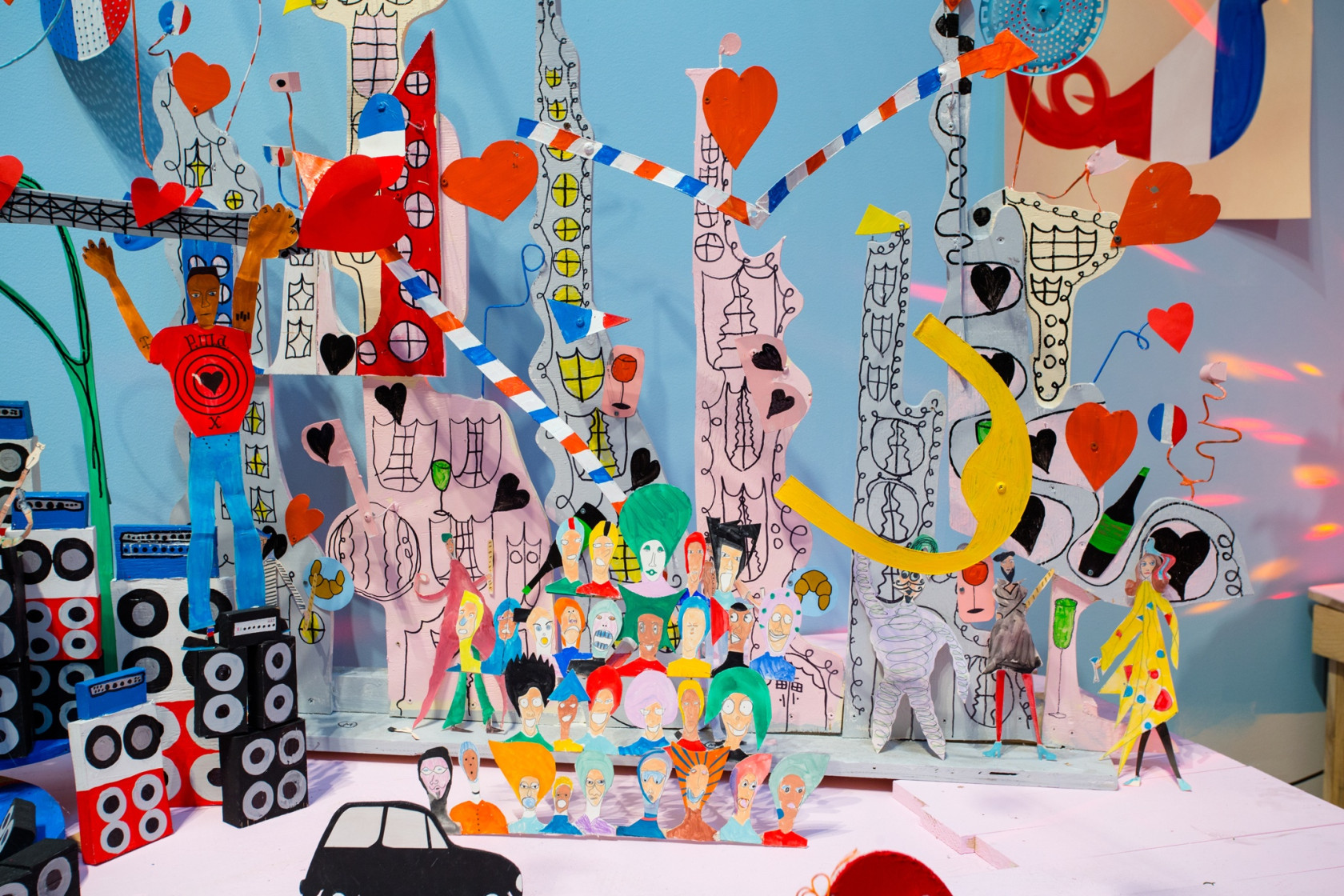 Exhibition view, Ladies and Gentlemen, Meet the Dramatics, Museum of Contemporary Art, Denver, 2016 © MCA Denver