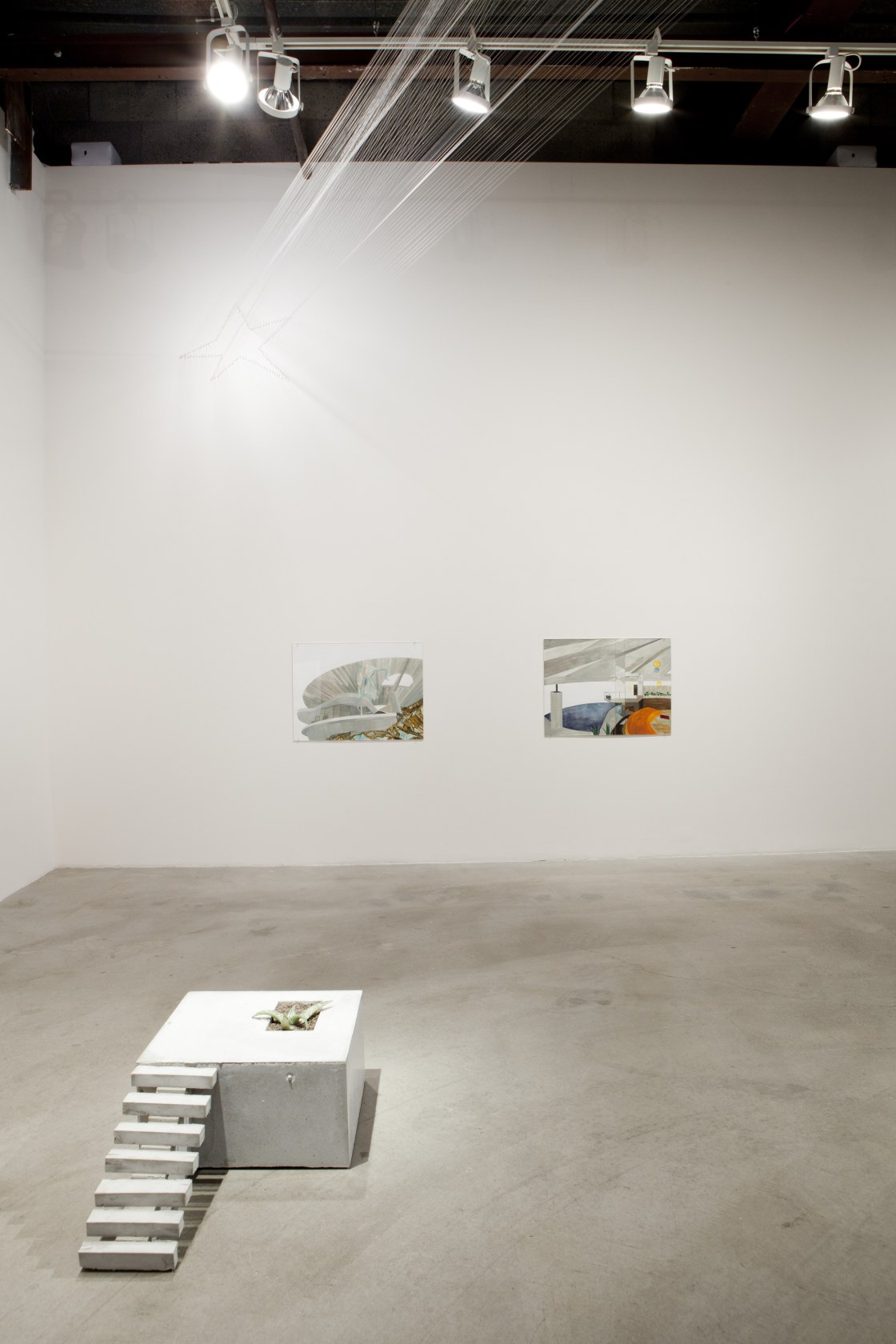 Exhibition view, Vermilion Sands and Other Stories from the Neon West, Santa Monica Museum of Art, 2012 © Monica Orozco