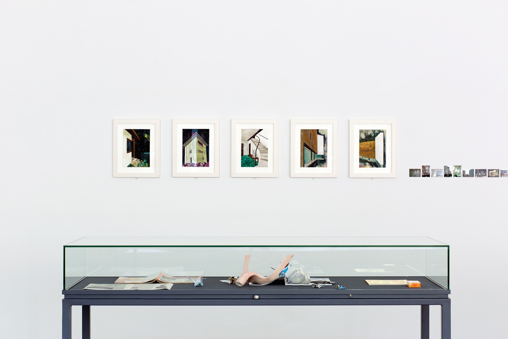 Exhibition view, Kontrastbedürfnis, Ernst Balach Haus, Hamburg, 2014