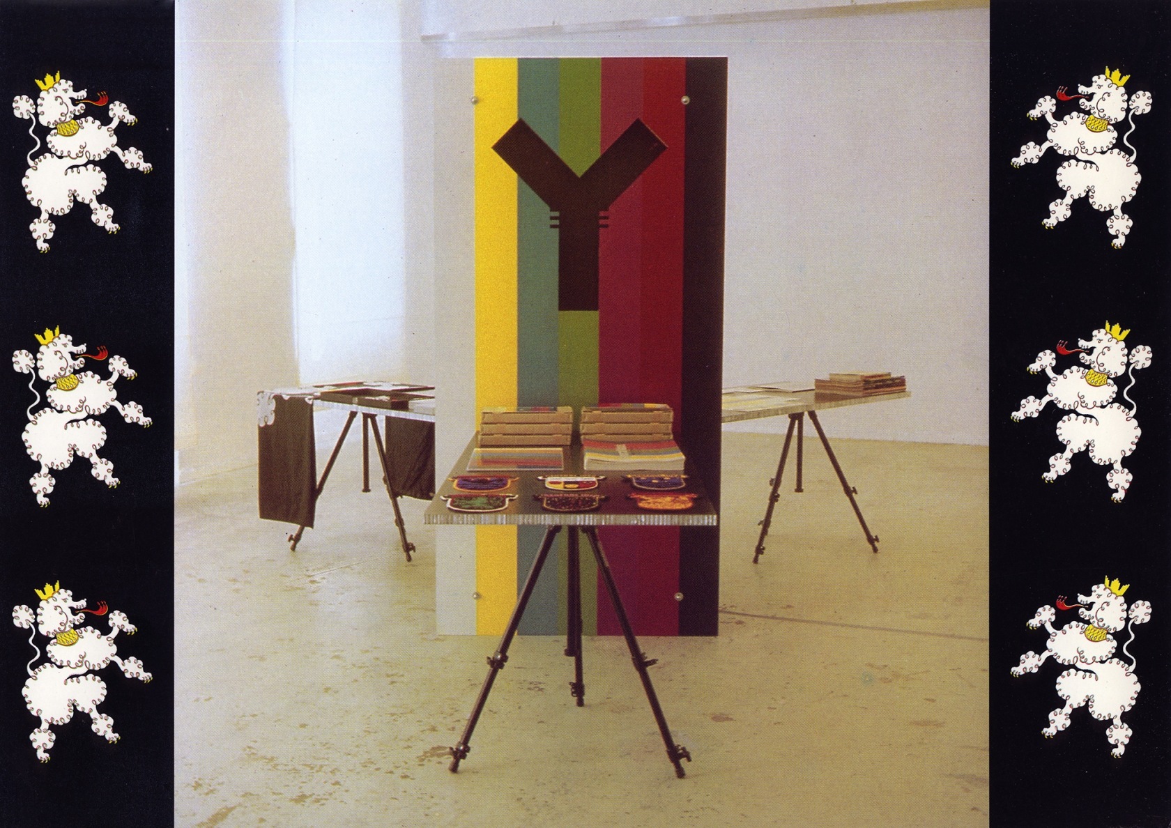 Exhibition view, General Idea's Yen Boutique, 1989