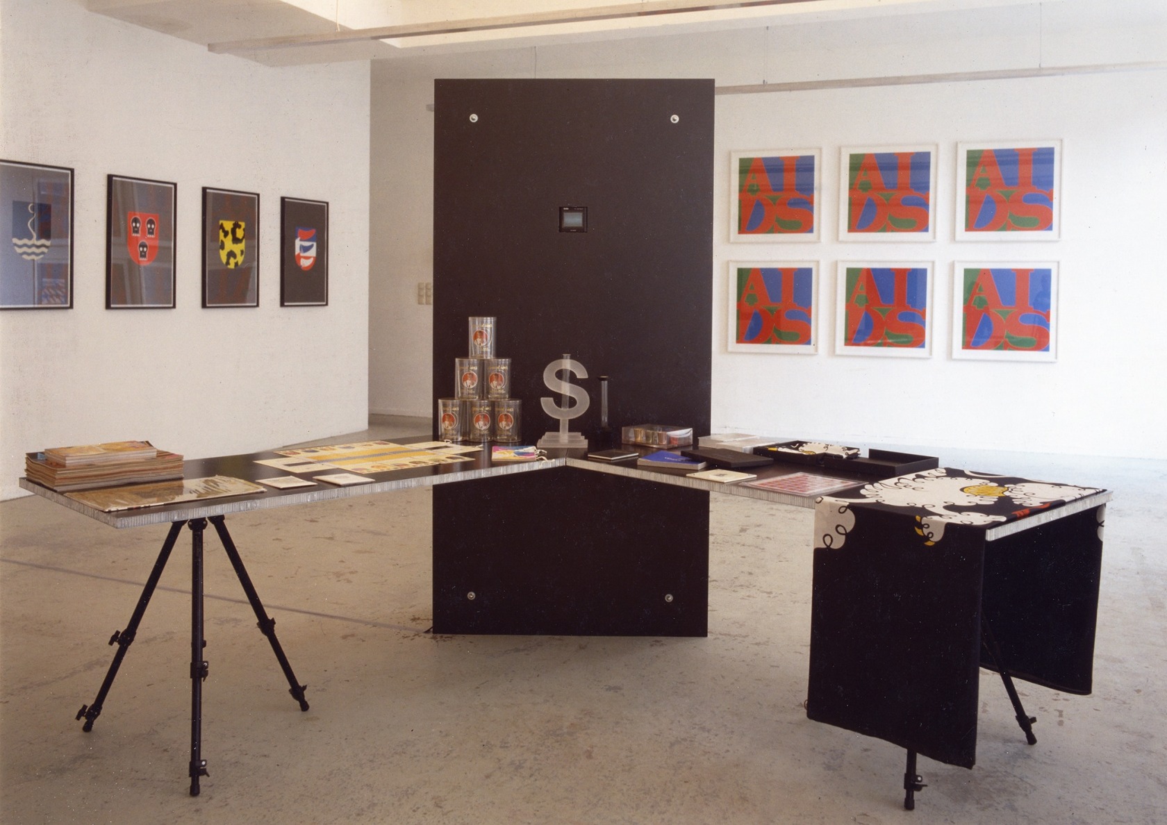 Exhibition view, General Idea's Yen Boutique, 1989
