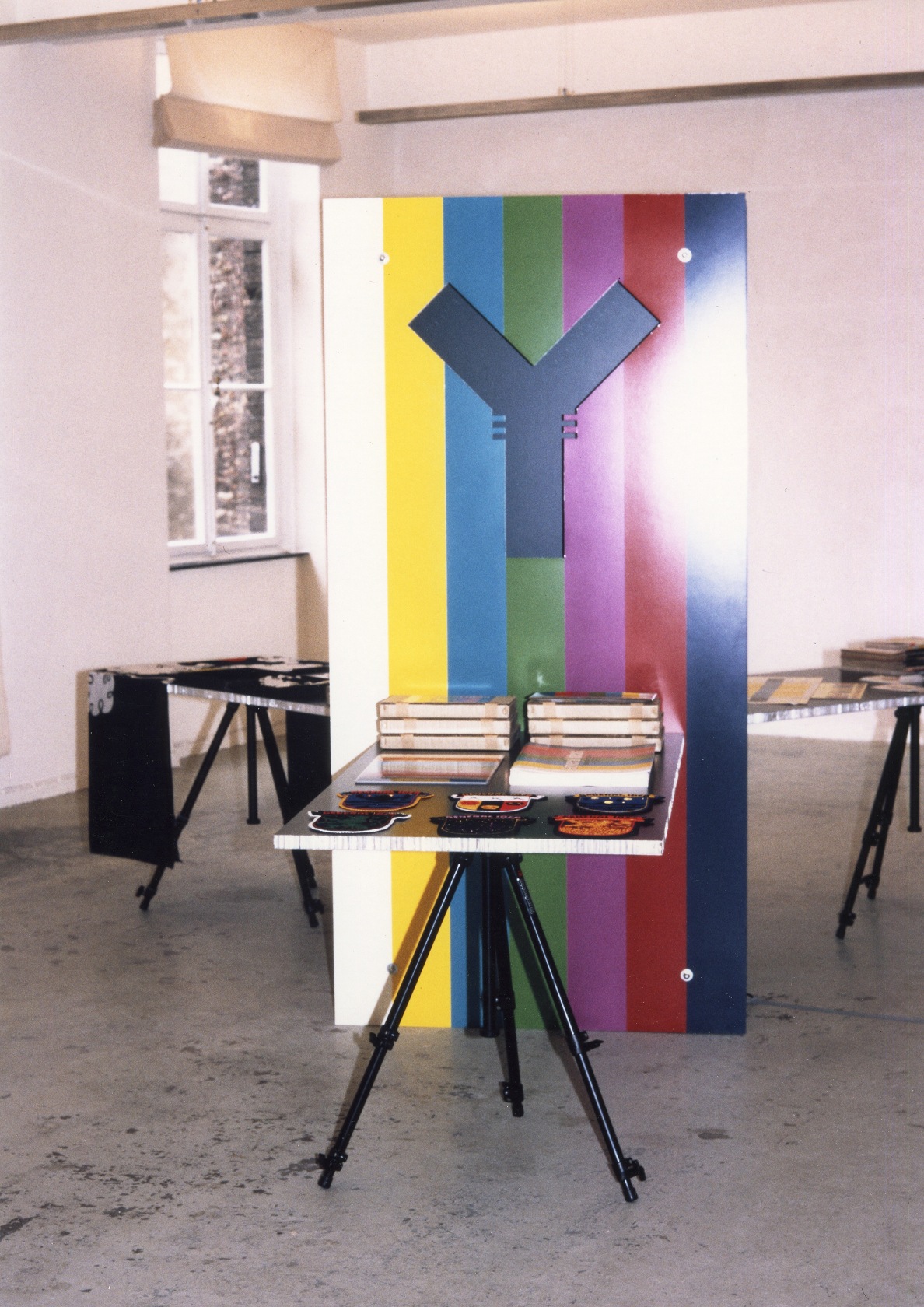 Exhibition view, General Idea's Yen Boutique, 1989