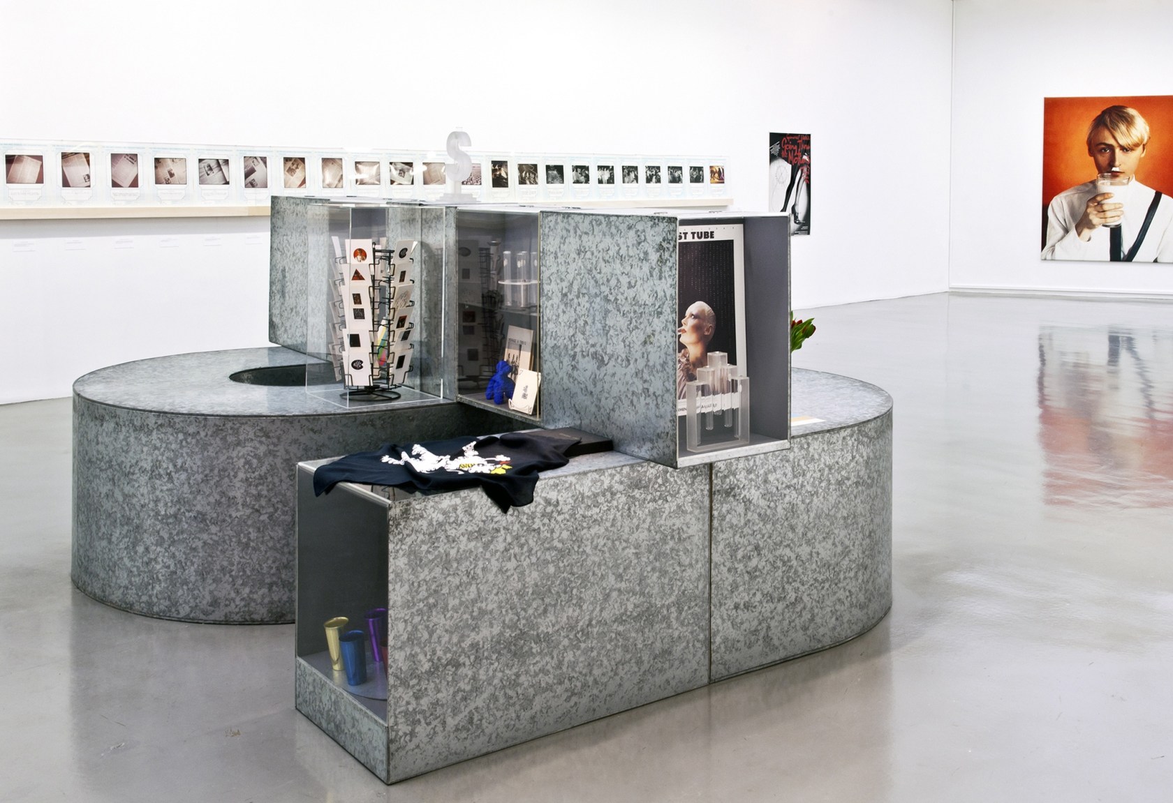 Exhibition View Haute Culture: General Idea - A Retrospective, 1969-1994, Musée d'Art Moderne de le Ville de Paris /ARC, Paris,...