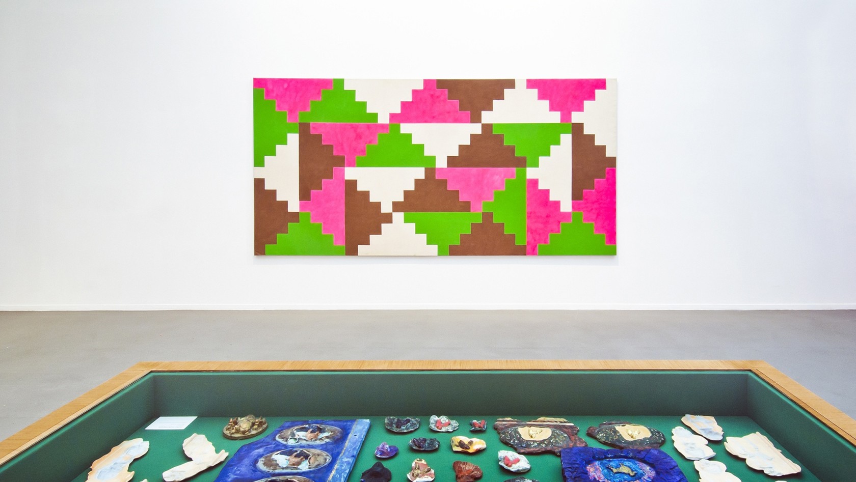 Exhibition View Haute Culture: General Idea - A Retrospective, 1969-1994, Musée d'Art Moderne de le Ville de Paris /ARC, Paris,...