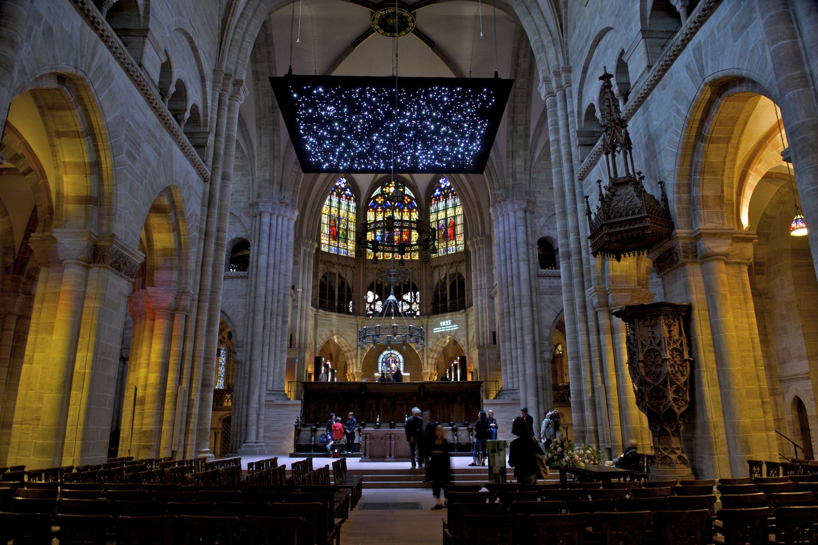 Night Sky: Mercury & Venus, 2010 LED-installation, felt, aluminium profiles, cables Angela Bulloch's Night Sky works rely on computer simulation...