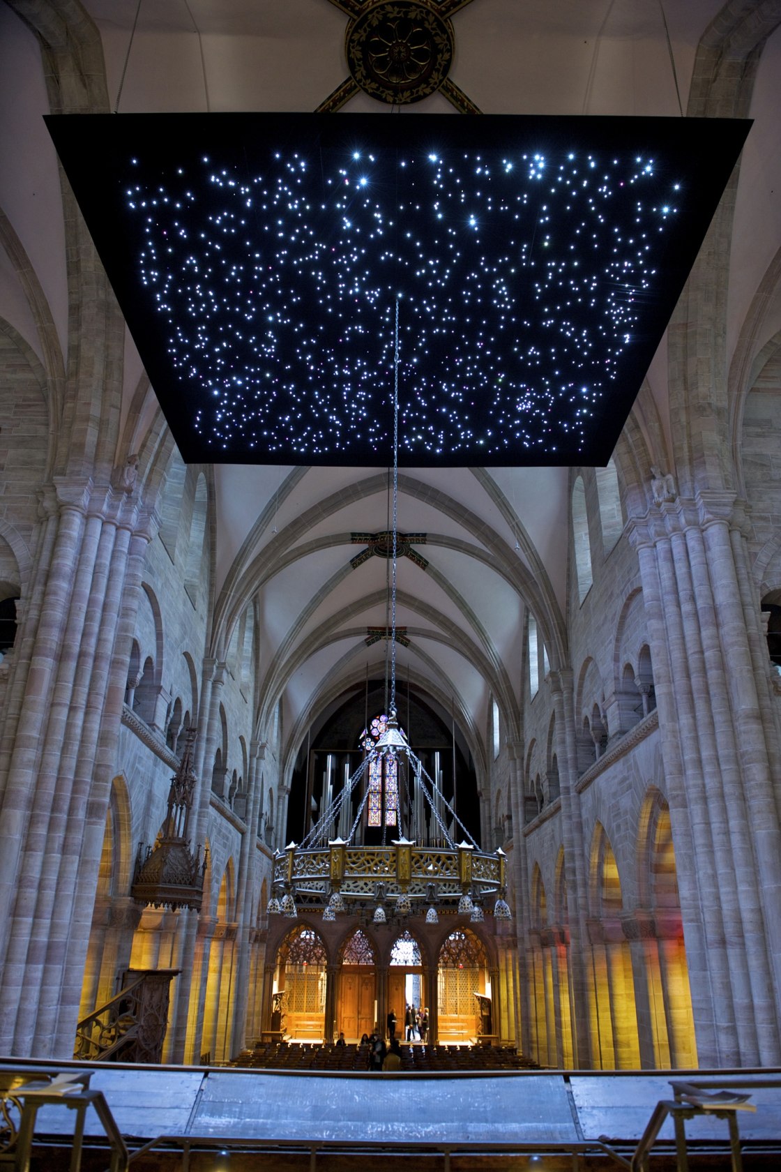Night Sky: Mercury & Venus, 2010 LED-installation, felt, aluminium profiles, cables Angela Bulloch's Night Sky works rely on computer simulation...