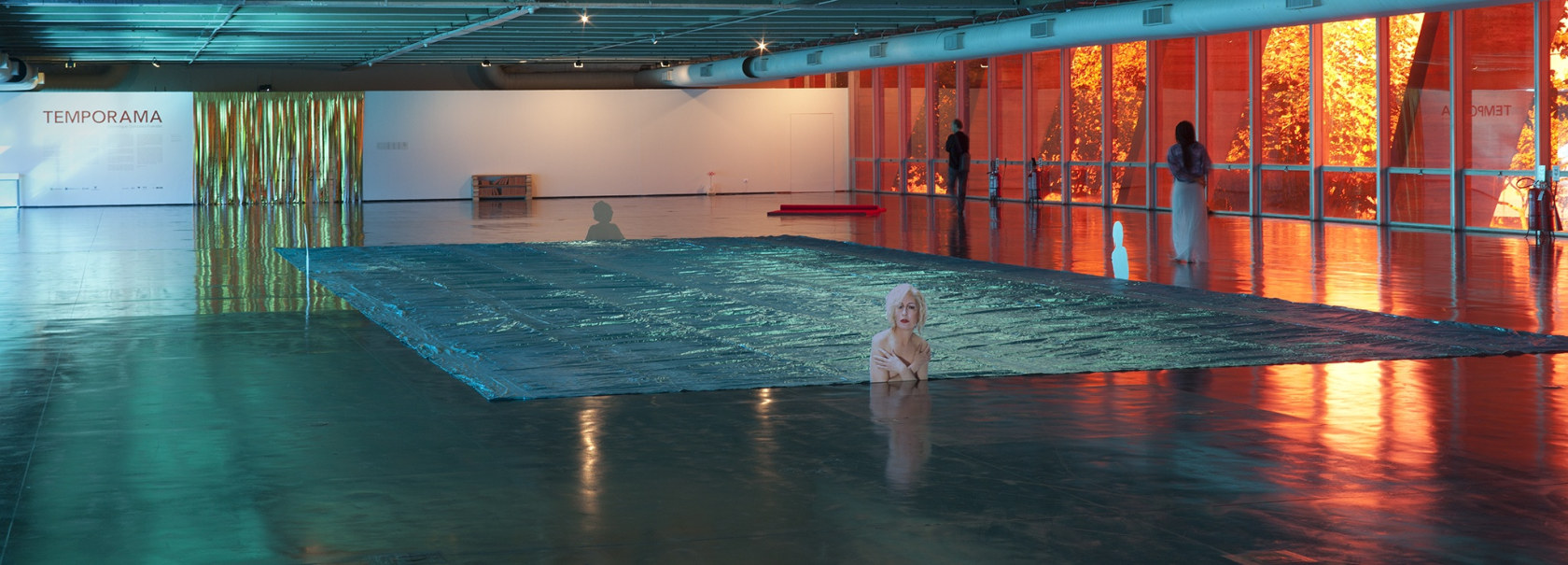 Untitled (Marilyn), 2015 Printed images on aluminum, fabric As part of a work created specially for Museu de Arte Moderna...