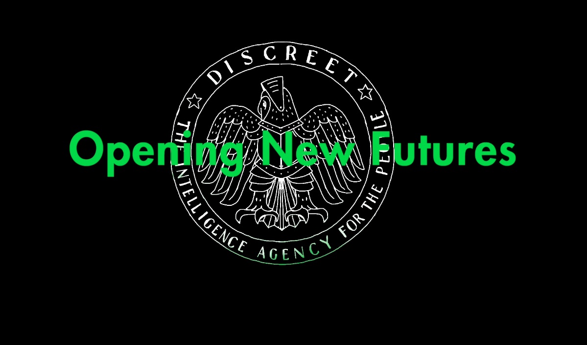 Christopher Roth, Armen Avanessian, and Alexander Martos DISCREET – An Intelligence Agency for the People, 2016 Photo © Christopher Roth