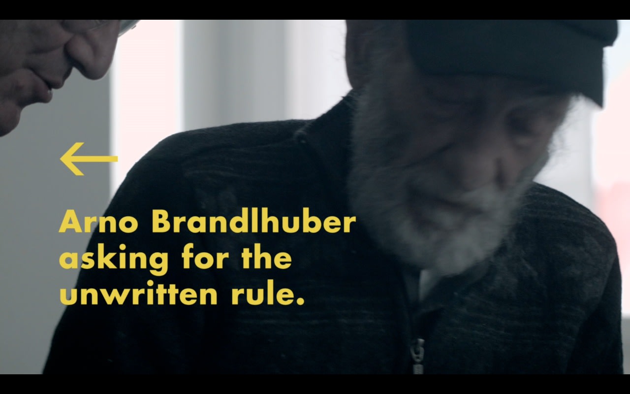 Legislating Architecture, 2016 Film Duration 00:30 Image © Christopher Roth and Arno Brandlhuber