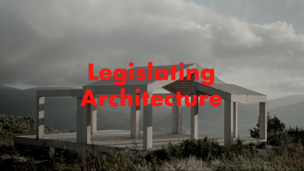 Legislating Architecture, 2016 Film Duration 00:30 Image © Christopher Roth and Arno Brandlhuber