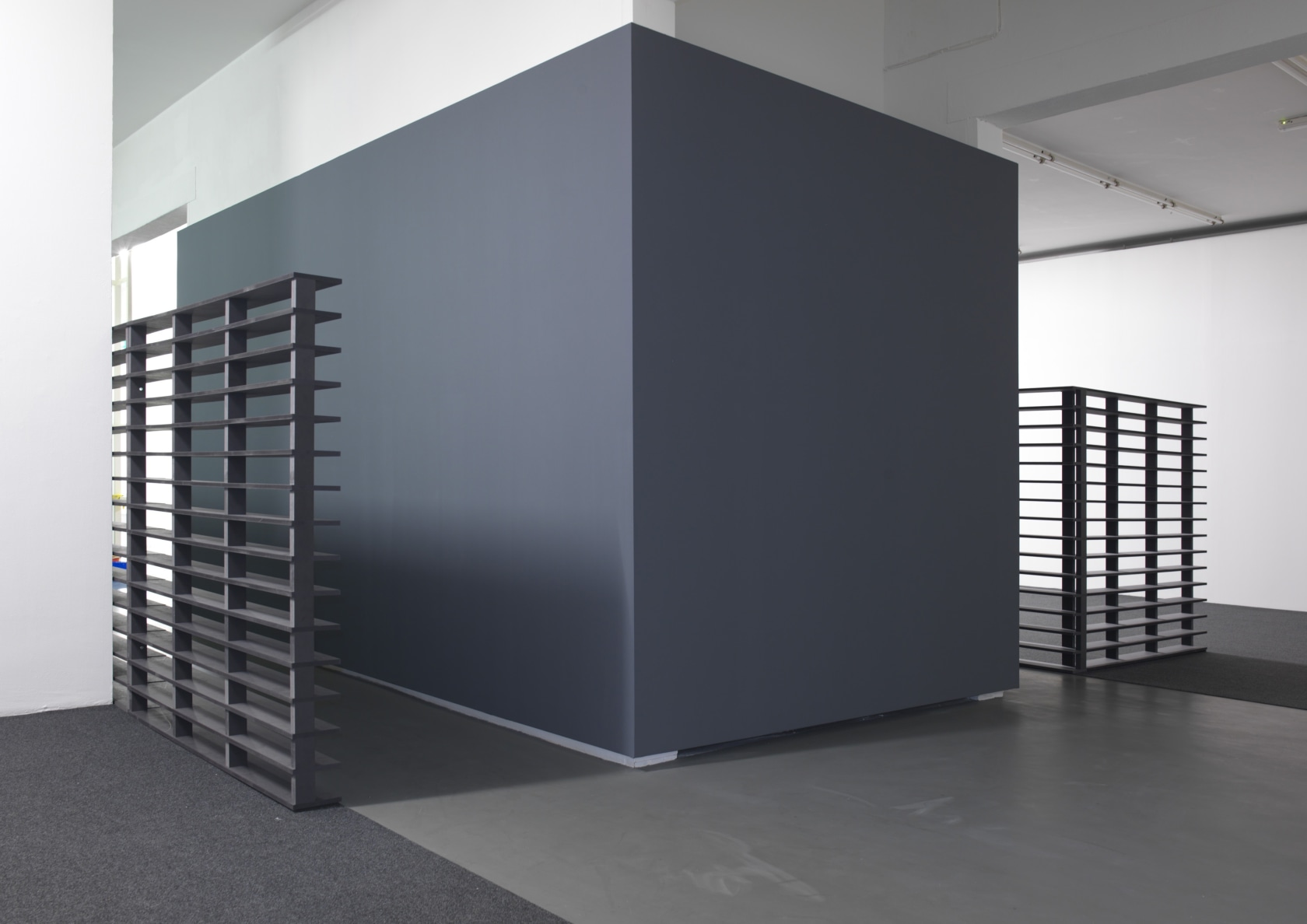 Exhibition view Liam Gillick. Three perspectives and a short scenario, 2008 Witte de With, Rotterdam Photo © Bob Goedewaagen