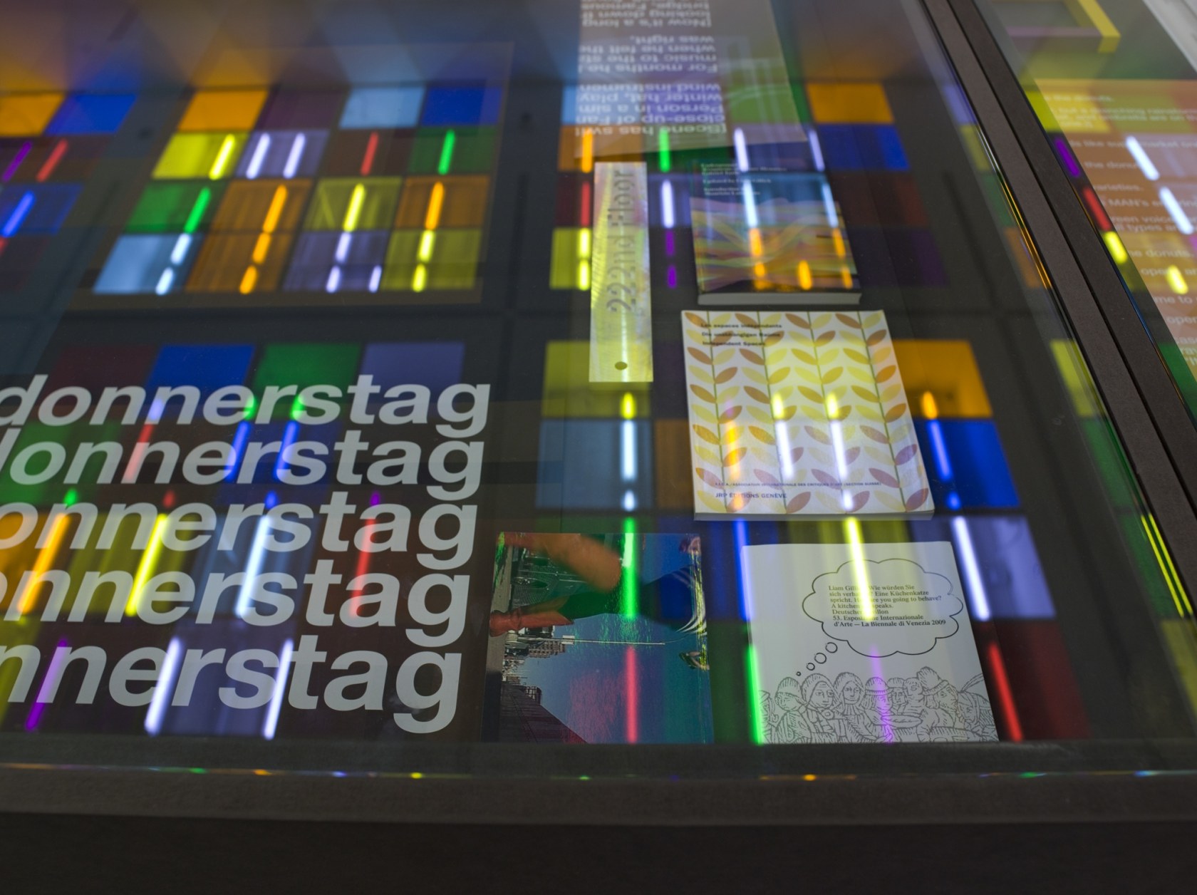 Exhibition view Liam Gillick: Three perspectives and a short scenario, 2010 Museum of Contemporary Art, Chicago Photo © Nathan Keay