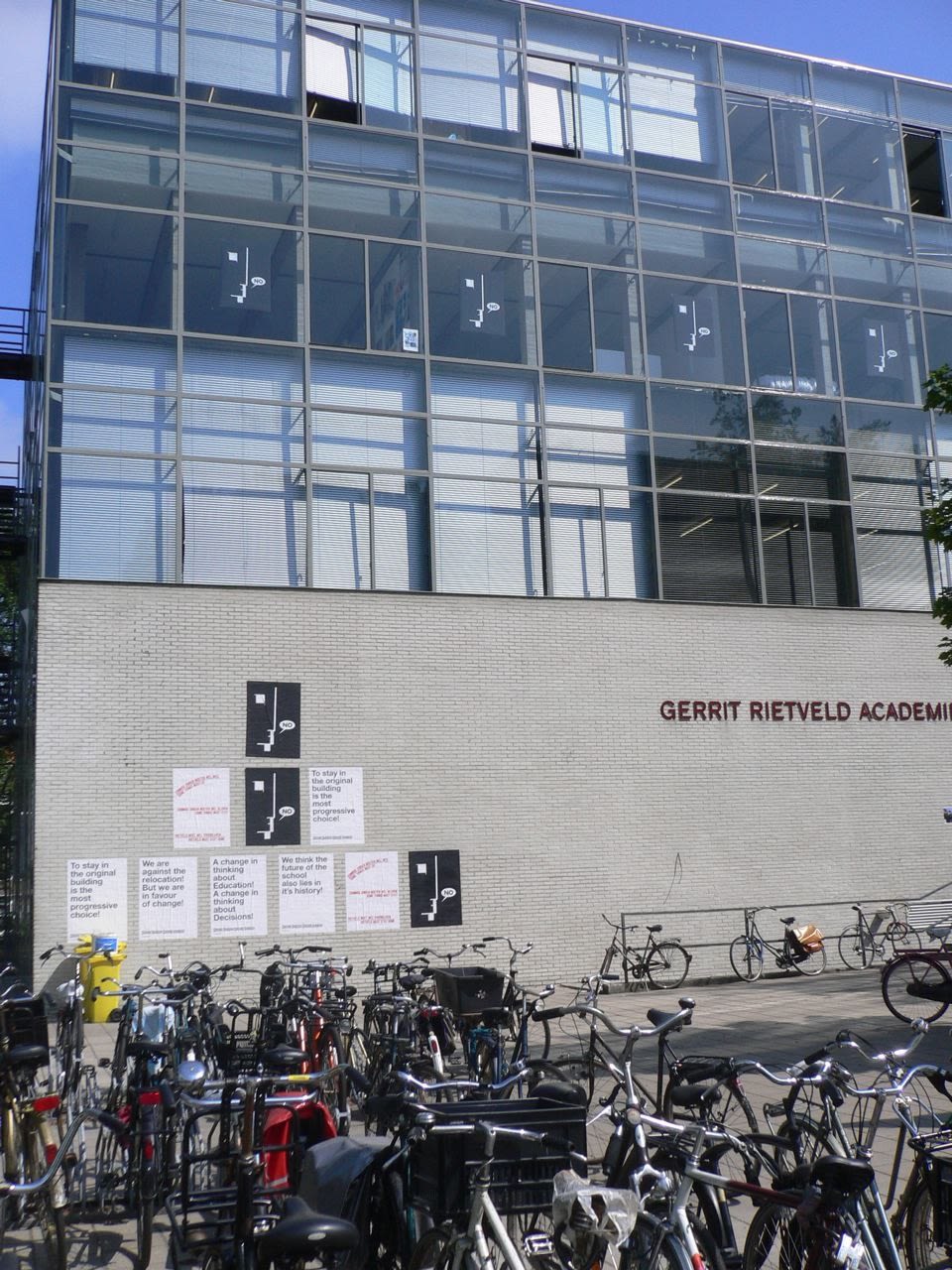 Liam Gillick Rietveld Protest, 2009 Gerrit Rietveld Academie, Amsterdam