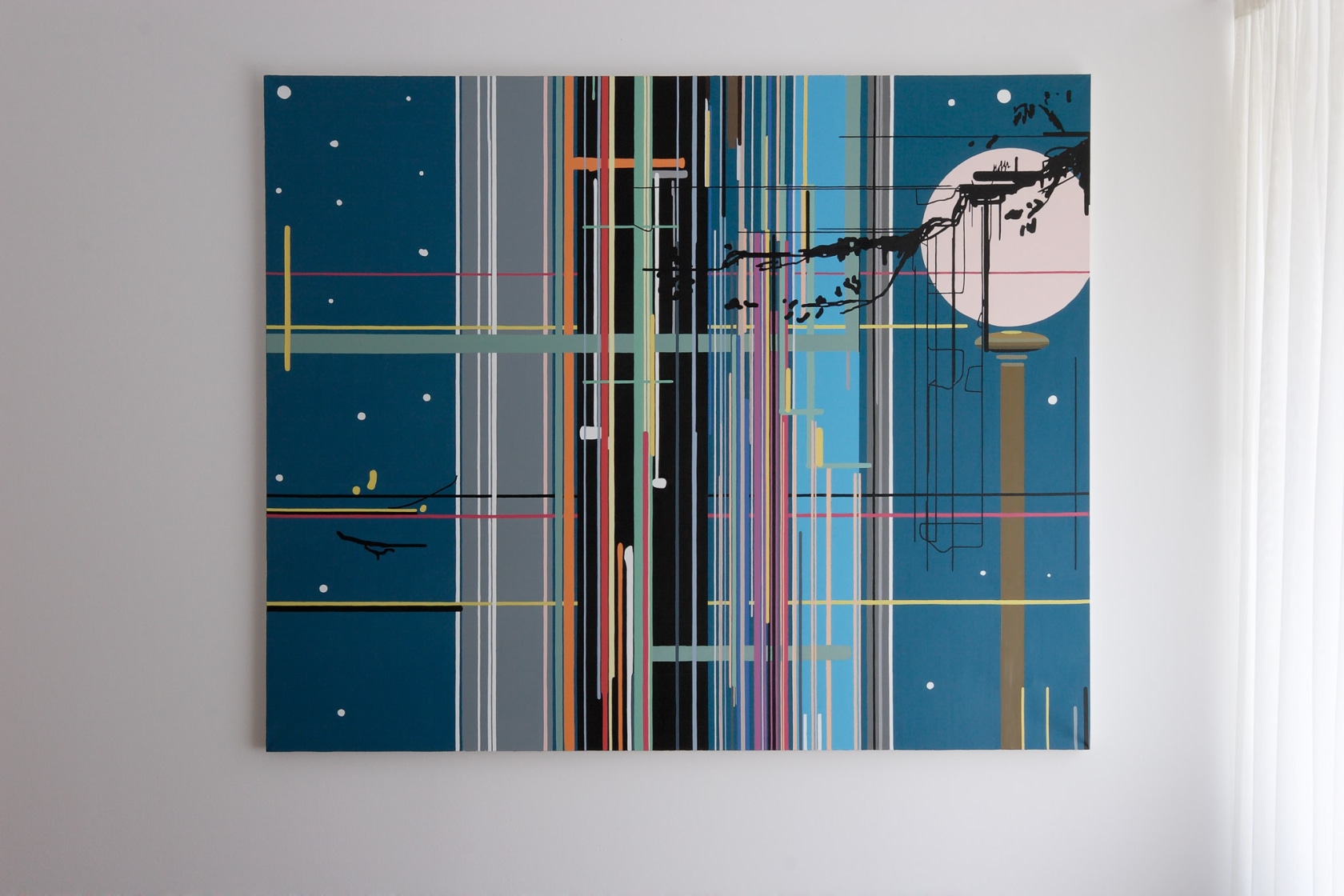 Liu Wei Purple air G, 2008 Acrylic on canvas 180 x 220 x 3 cm Photo © Carsten Eisfeld