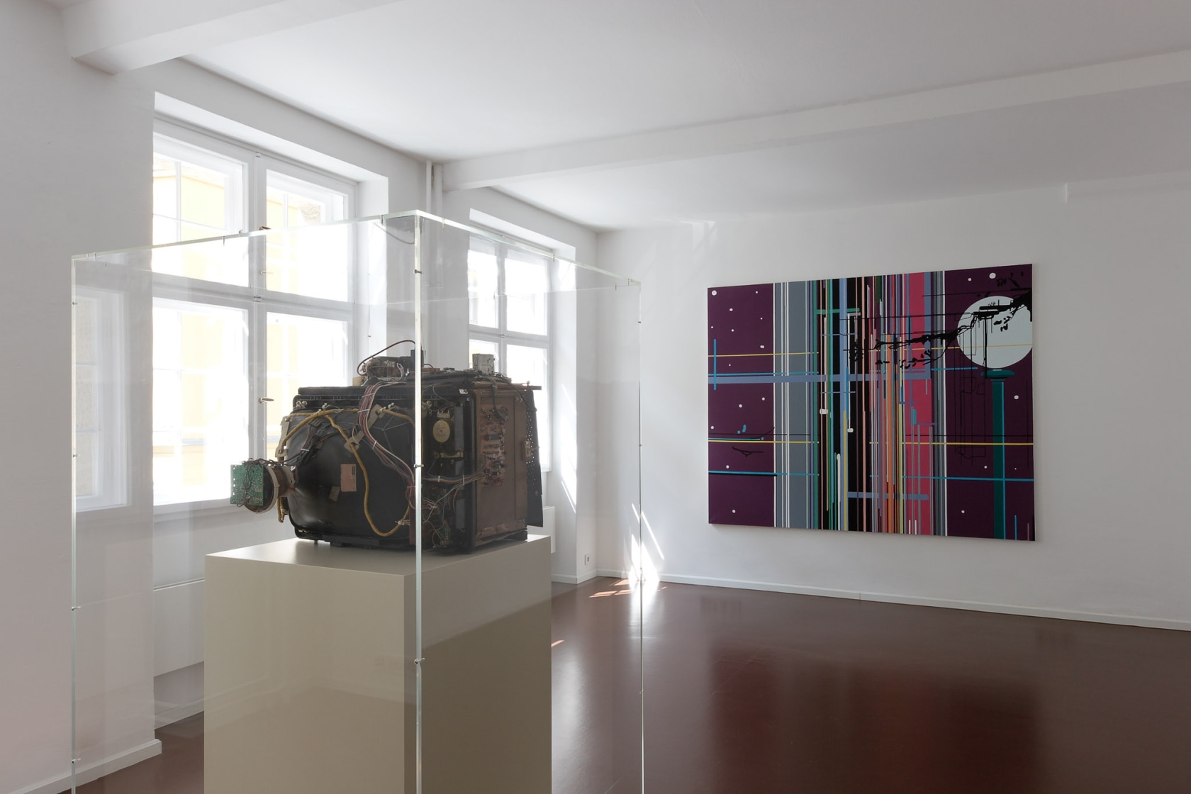 Liu Wei Anti-Matter: Television, 2007 (left) Television 73 x 60 x 60 cm (TV) 170 x 100 x 100 cm...