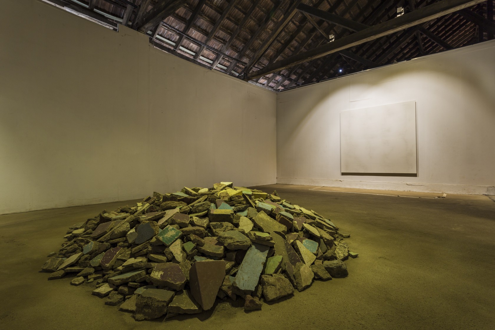 Exhibition view forming in the pupil of an eye, 2016 Kochi-Muziris Biennale, Kochi Photo courtesy of Kochi-Muziris Biennale