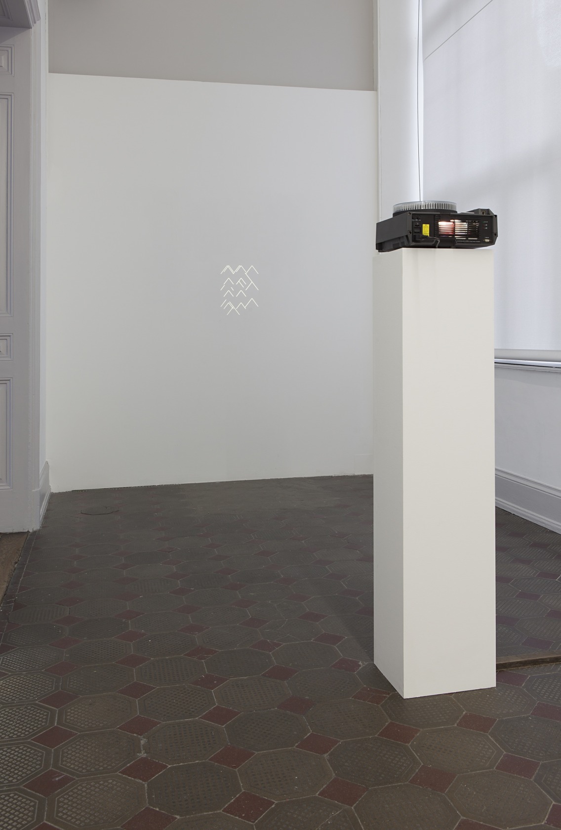 Kiti Ka’aeté (light drawings), 2013 (detail) Slide projection, laser-cut slides 27 drawings Photo © Andrea Rossetti