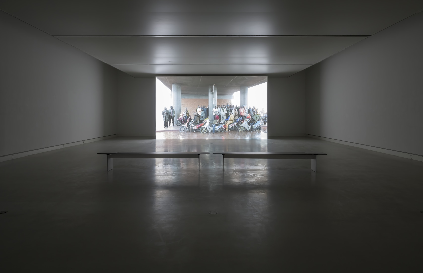 Exhibition view David Claerbout, 2013 Kunsthalle Mainz Photo © Norbert Miguletz