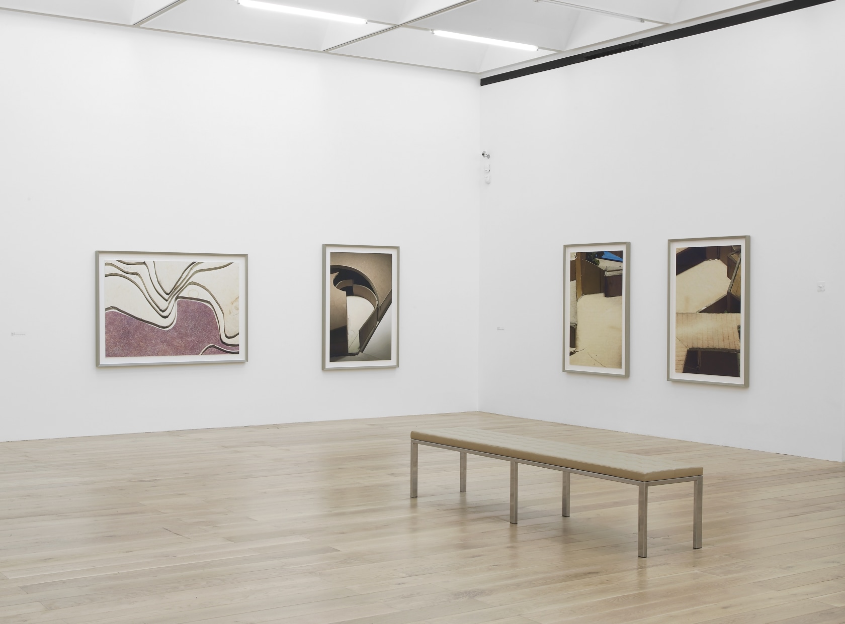 From left to right: Beyer #34, 2011 Beyer #15, 2011 Kirk Wood #15, 2011 Kirk Wood #99, 2011 All works:...