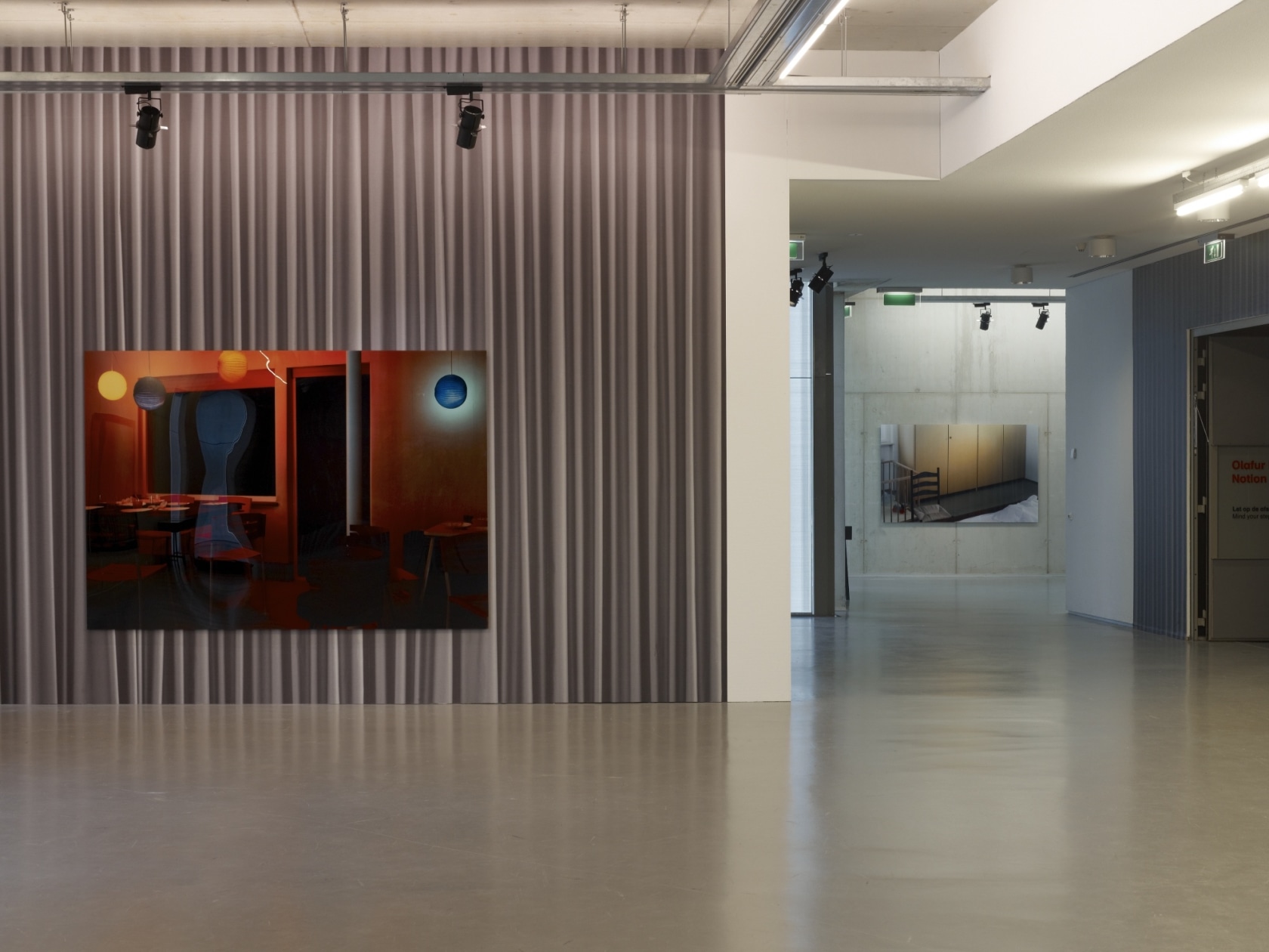 Terrasse, 1998 (left) C-Print, Diasec An important historical work, the 1998 Terrasse is one of only a few motifs relating...