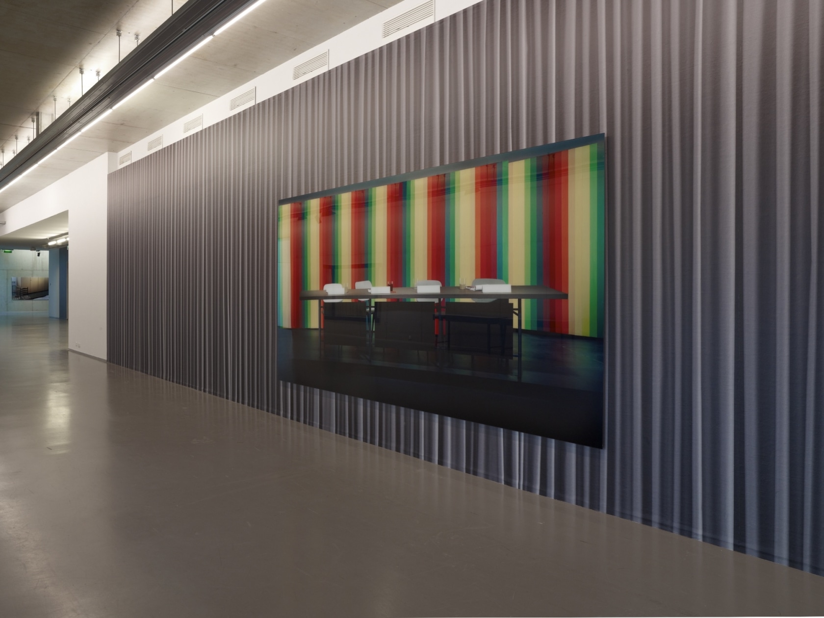 Studio, 1997 C-Print, Diasec Kinderzimmer / Nursery, 2009 (background) C-Print, Diasec Photo © Studio Hans Wilschut