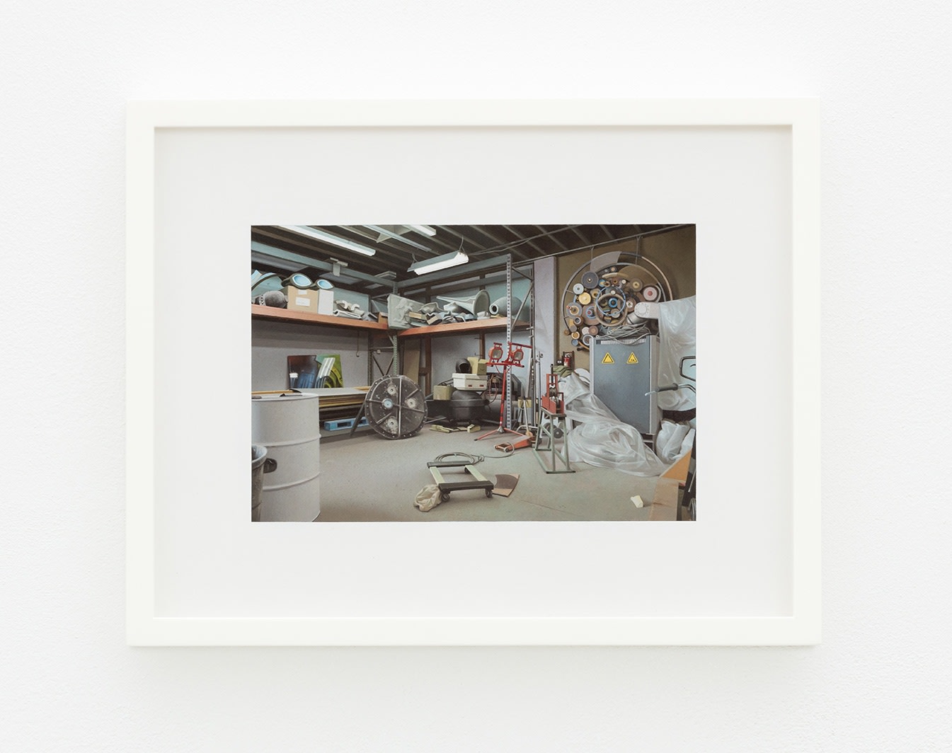 Fabrication: Barnacle Bros, L.A. With Work By Smilee B And Hank Willis Thomas, 2015 Tempera on paper on board 13...