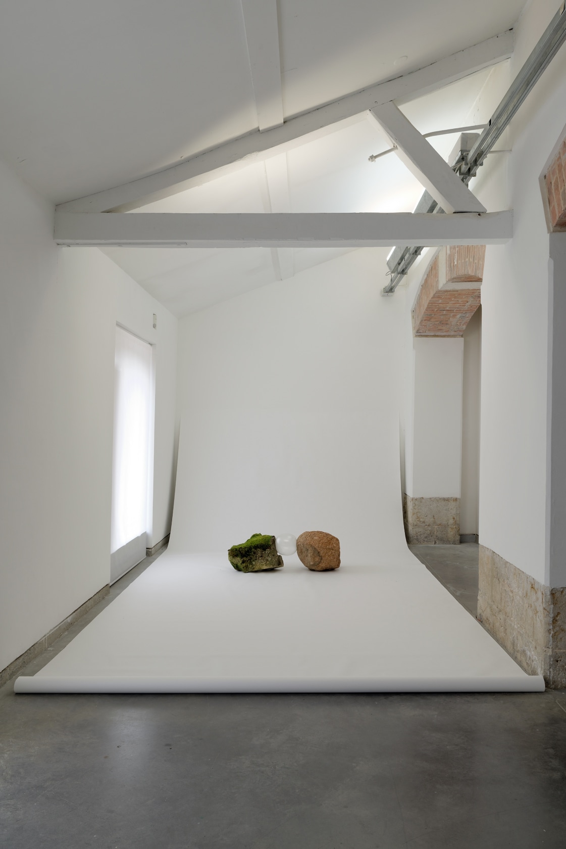 Bottled Water E.d.E. 5, 2013 at exhibition space, Parc Saint Léger Rocks and condom Photo © Parc Saint Léger