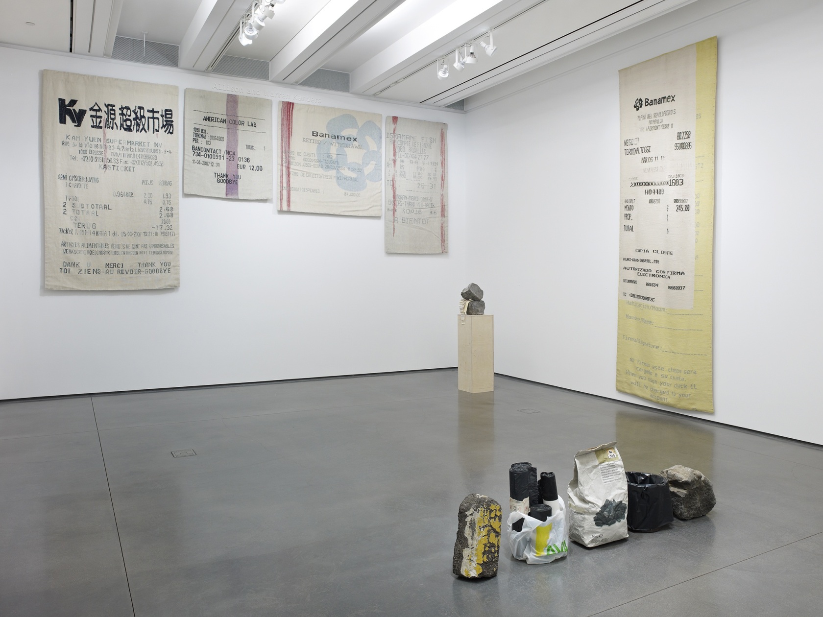 Exhibition view With Personal Thanks To Their Contractual Thingness, 2014–15 Aspen Art Museum Photo © Tony Prikyl