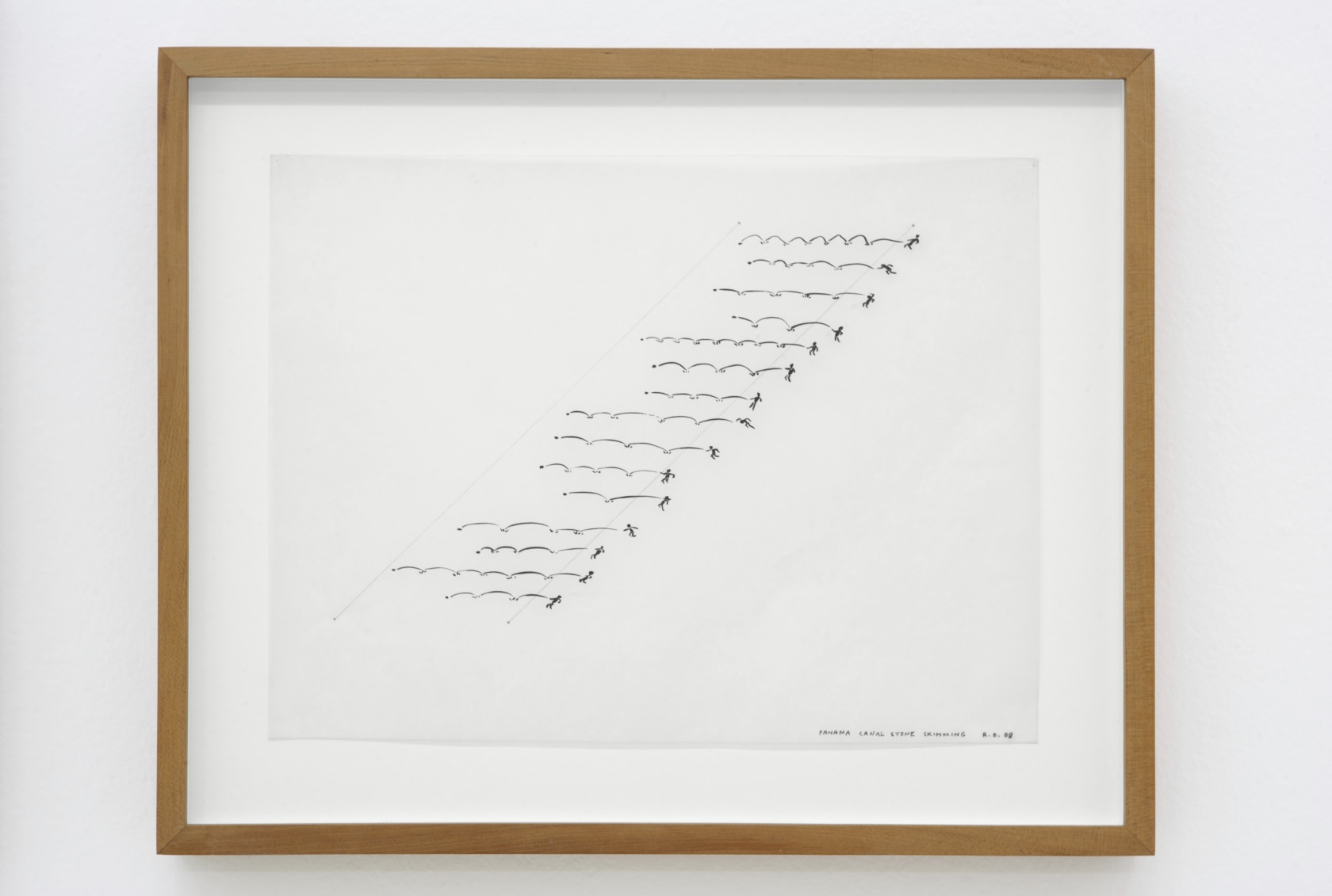 Across That Place, 2008 Drawing Photo © Jean Bastille