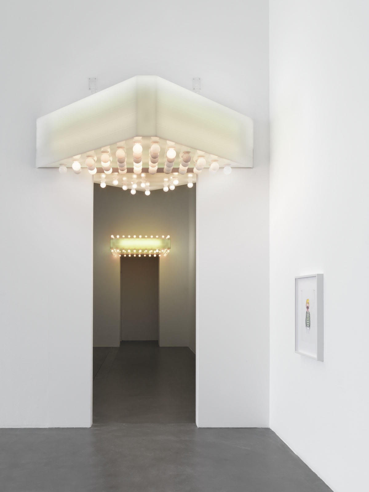 Based on marquees traditionally used to announce theatre or film performance, Parreno's works have no writing, only light and its...