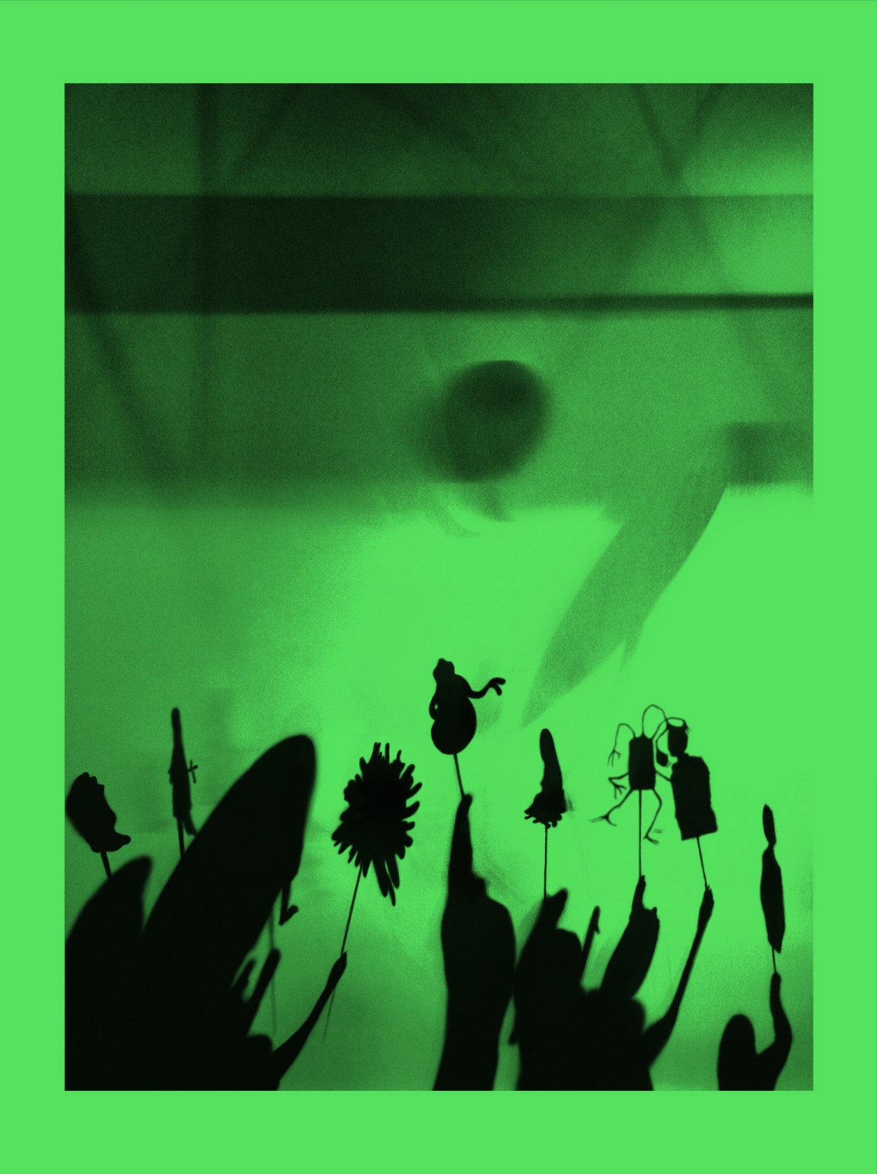 Fade To Black, 2009 Fluorescent ink on paper Photo © Jean-Claude Planchet