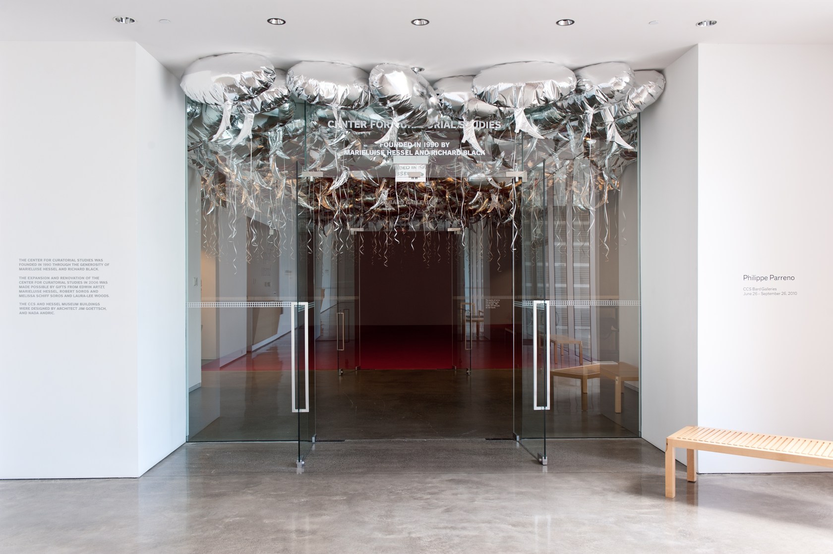 Exhibition view Philippe Parreno, 2010 Center for Curatorial Studies, Bard College, Annandale-on-Hudson, NY Photo © Chris Kendall