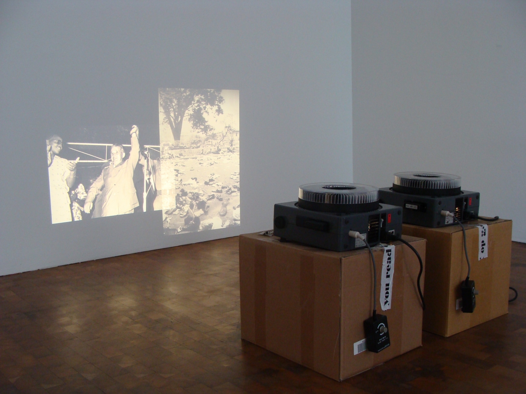 Exhibition view 80*81, 2010 'We started with a simple question: What happened? 1980, 1981! We started to research. To travel....