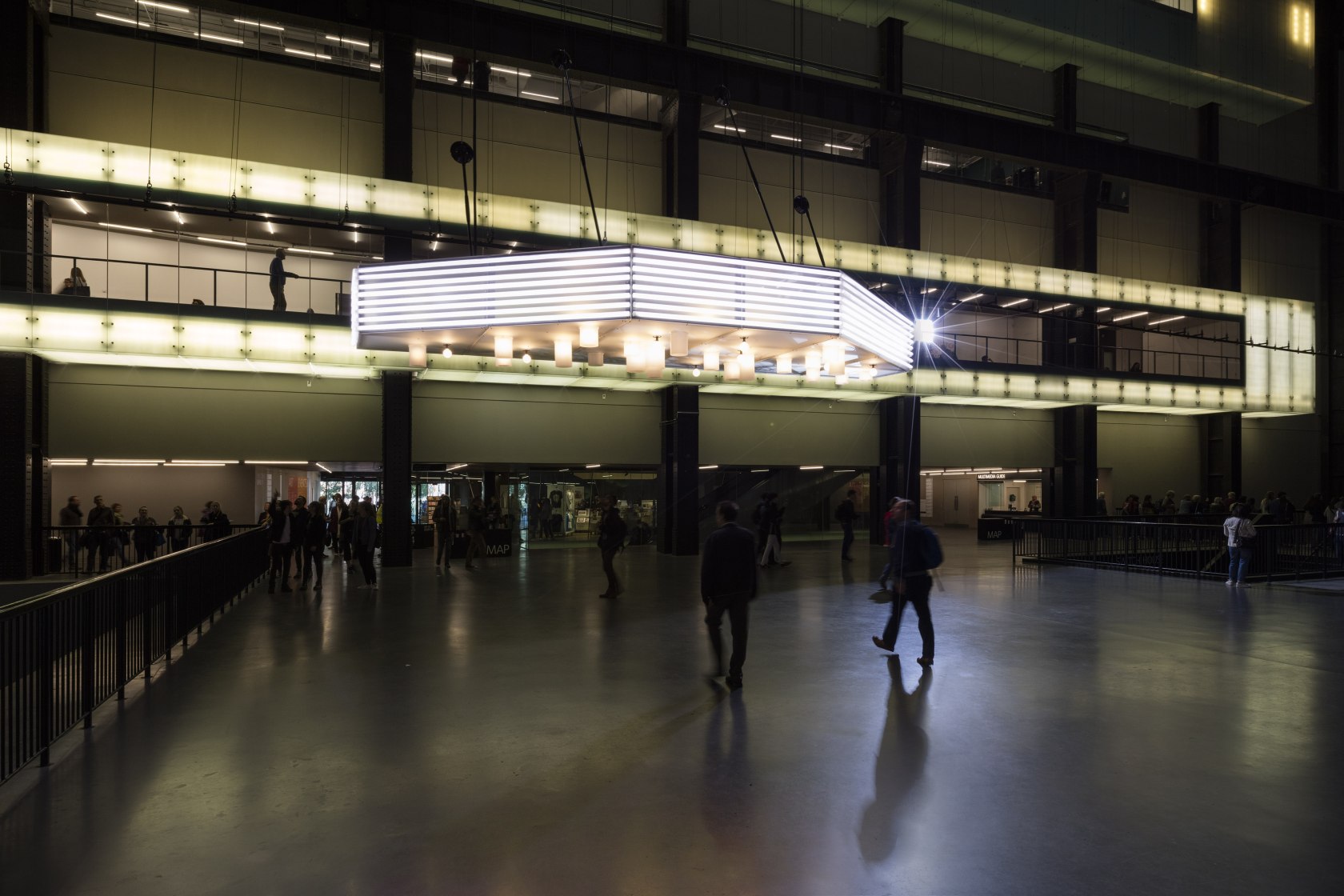 Liam Gillick & Philippe Parreno Another Day with Another Sun, 2014-16 Motor, drive, cable & DMX card, Arri light, cable,...