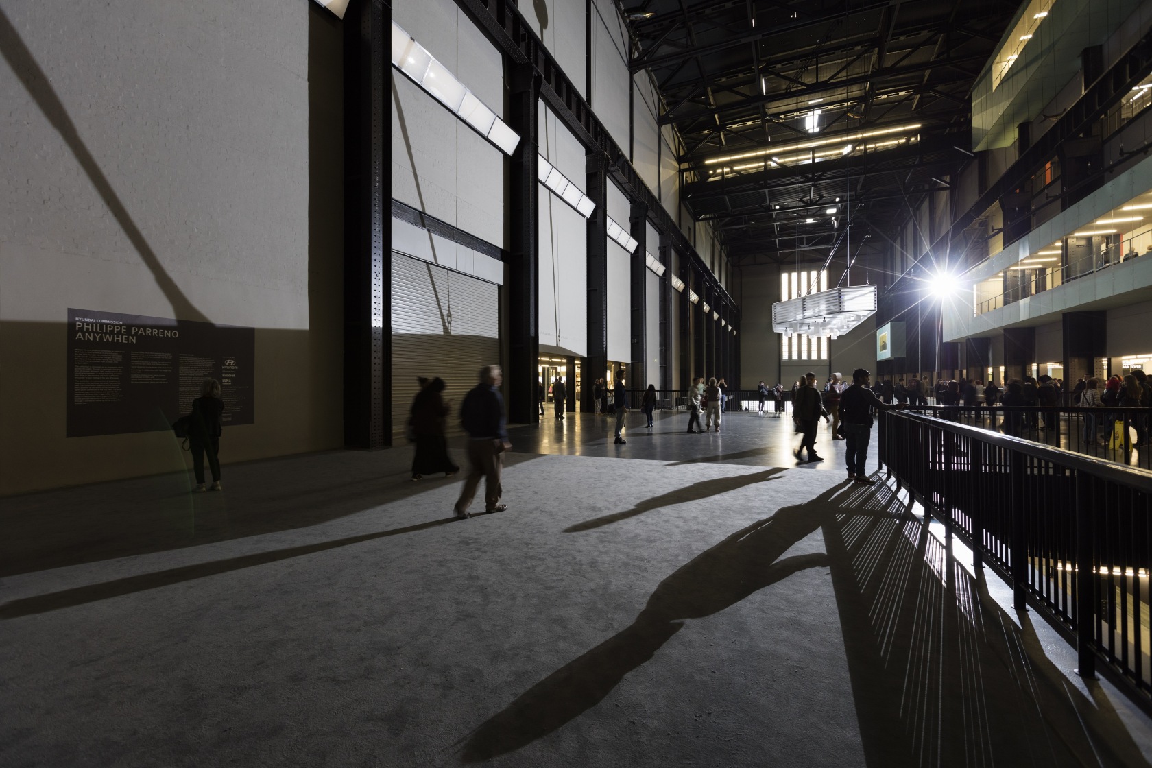 Liam Gillick & Philippe Parreno Another Day with Another Sun, 2014-16 Motor, drive, cable & DMX card, Arri light, cable,...