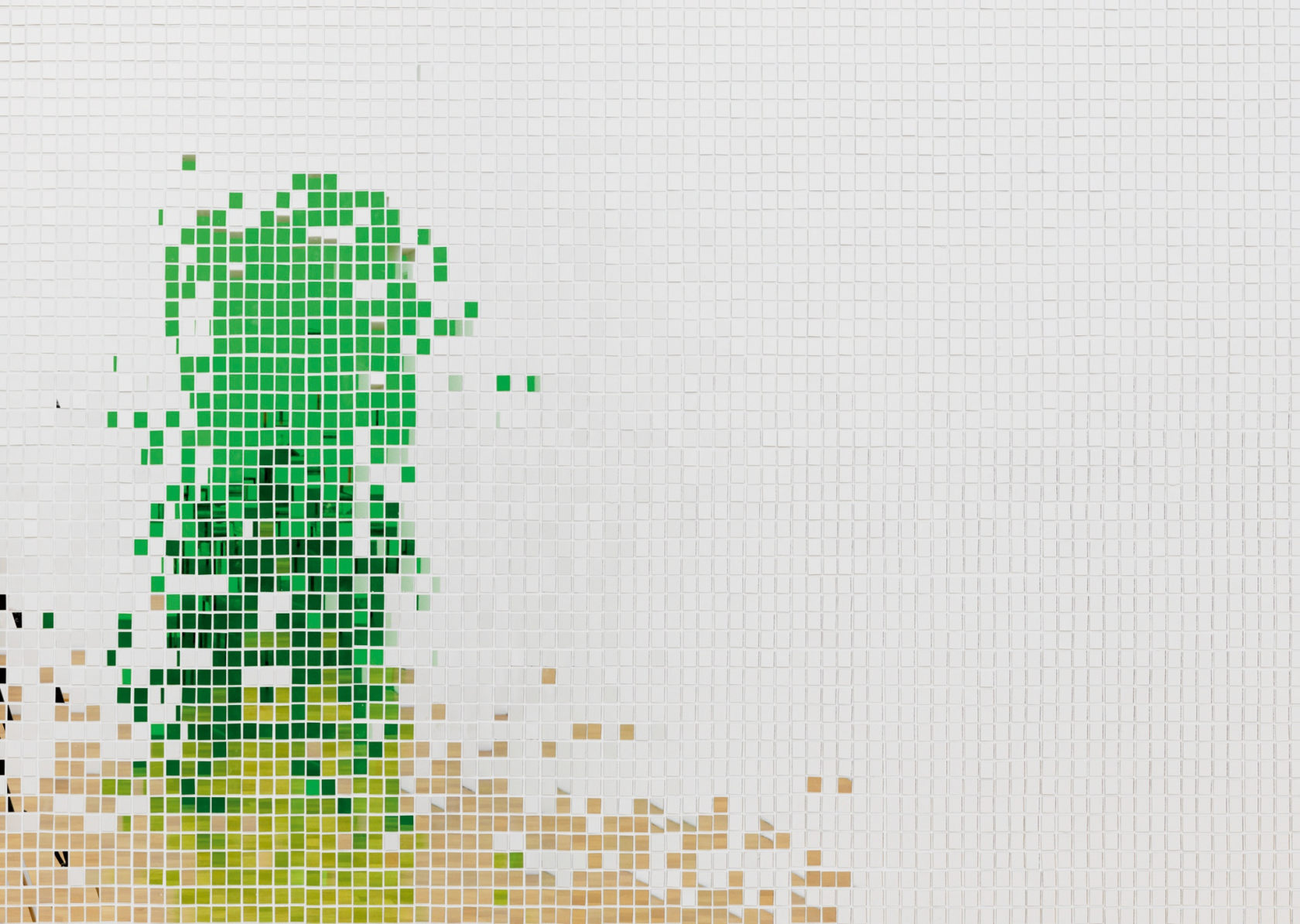 Bali, 2001 Mirror fragments Bali is a large-scale rectangular wall piece made of multiple small mirrored squares of 2 x...