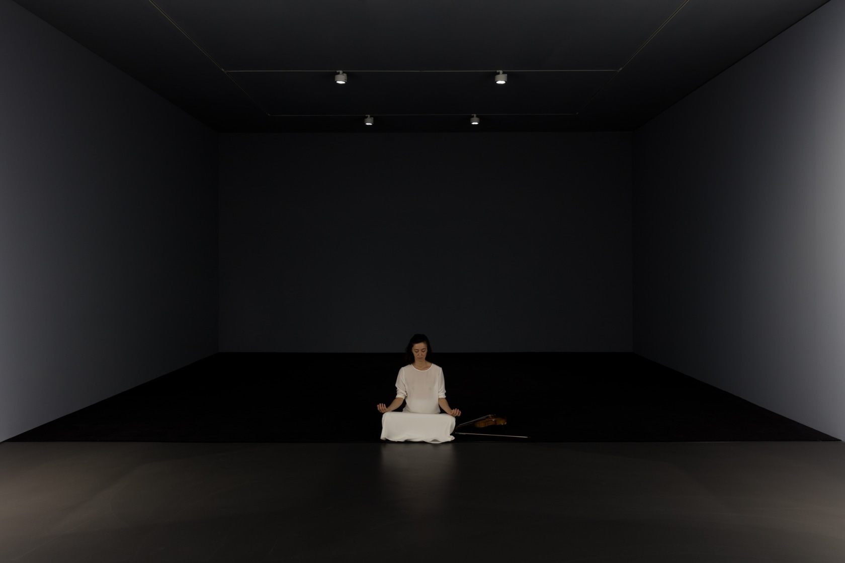 Solo for Ayumi, 2017 Every day for the entire duration of the exhibition, Ayumi Paul is present in the gallery...