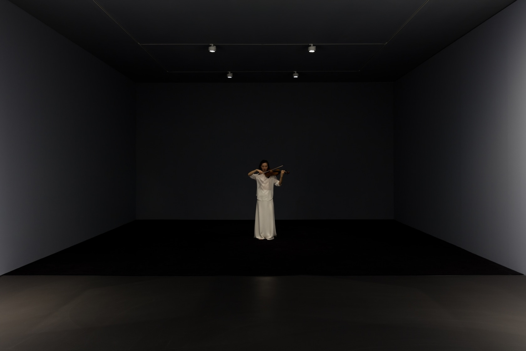 Solo for Ayumi, 2017 Every day for the entire duration of the exhibition, Ayumi Paul is present in the gallery...