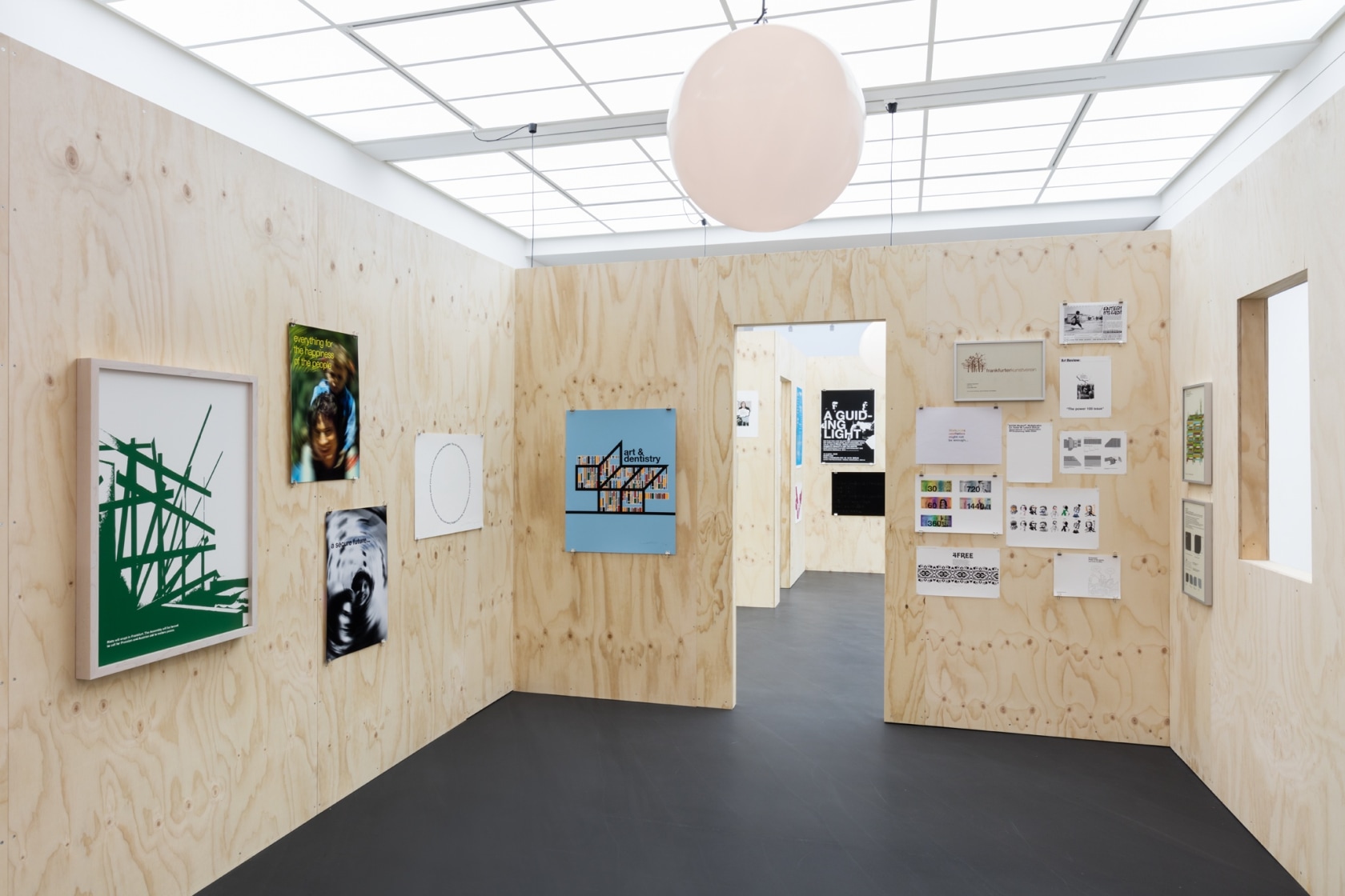 Exhibition view: Rooms 6, 5, and 4 (from front to back) Were People This Dumb Before TV? A Curated Selection...