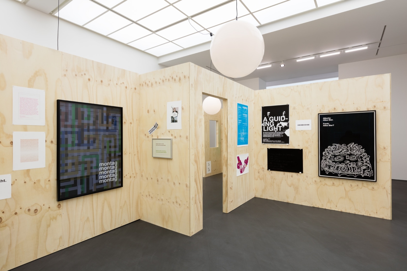 Exhibition view: Rooms 5, 3, and 4 (from left to right) Were People This Dumb Before TV? A Curated Selection...