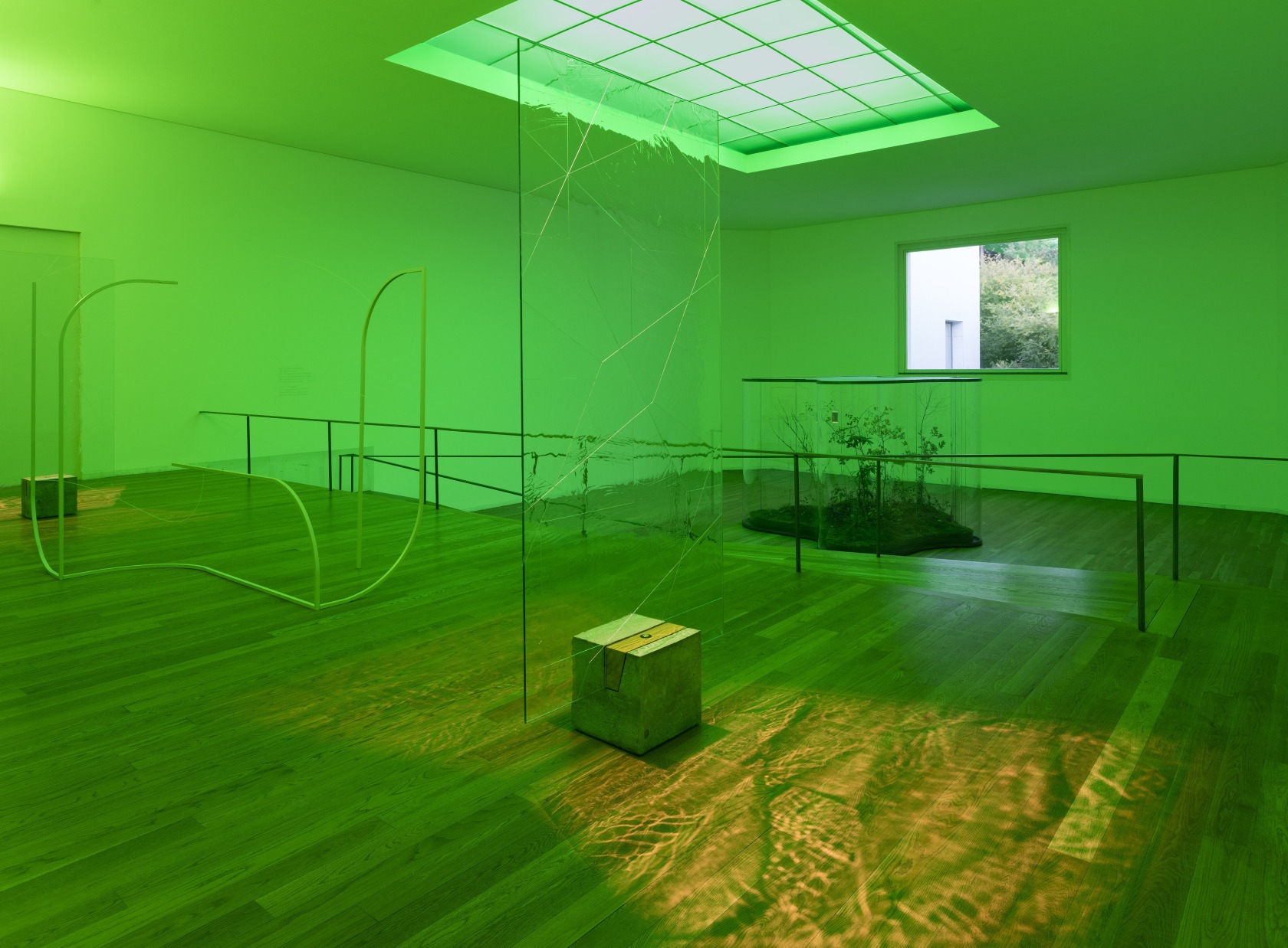 Exhibition view: A Transparent Leaf Instead Of The Mouth, Museu Serralves, Porto, 2017-18 Photo © Andrea Rossetti